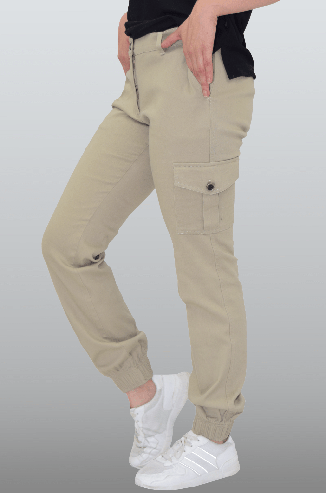 PANTALÓN CARGO JOGGER LORETO MUJER #Color_Cafe