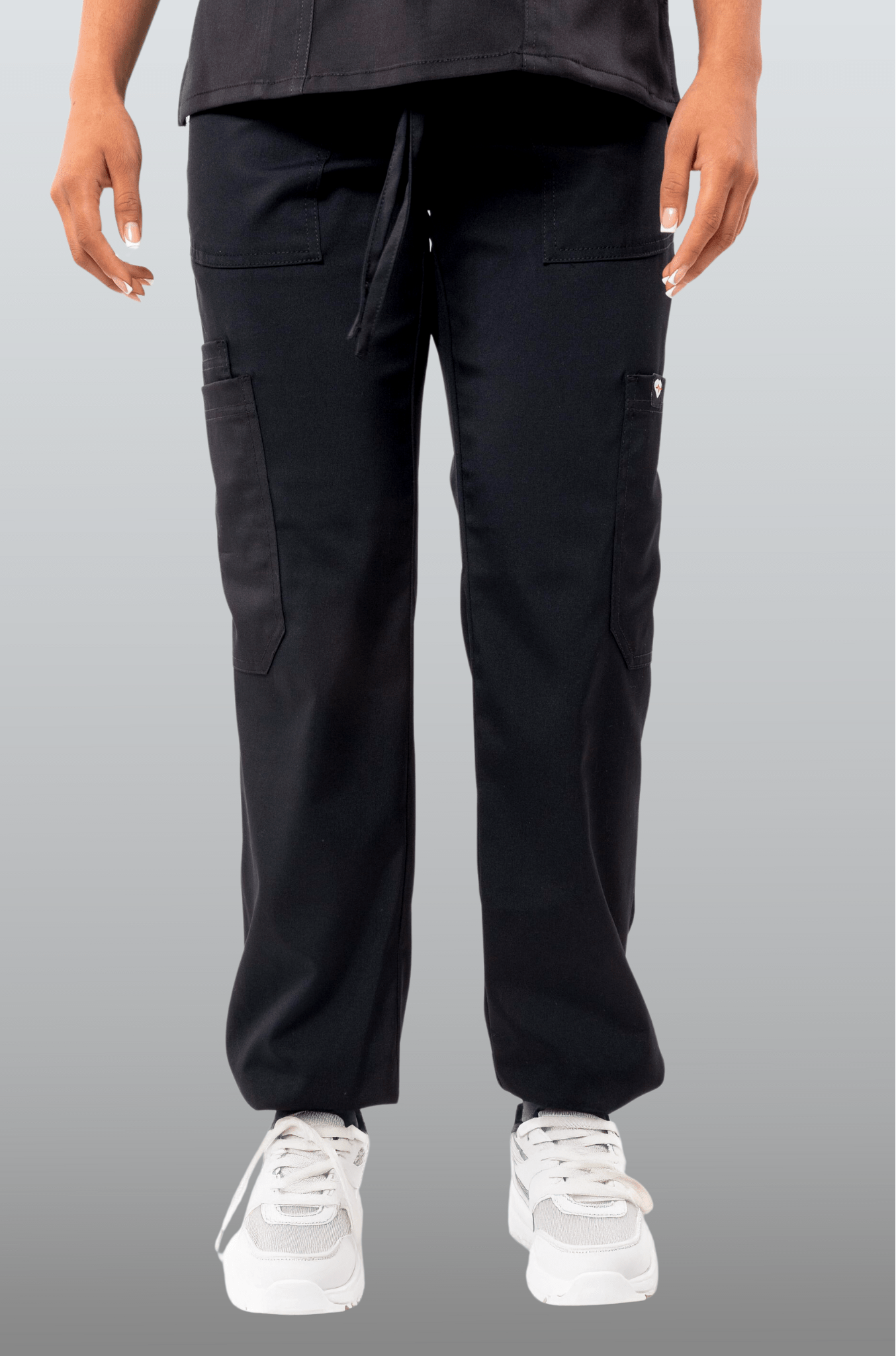 PANTALÓN MÉDICO JOGGER PARA SCRUB ATENAS MUJER #Color_Negro