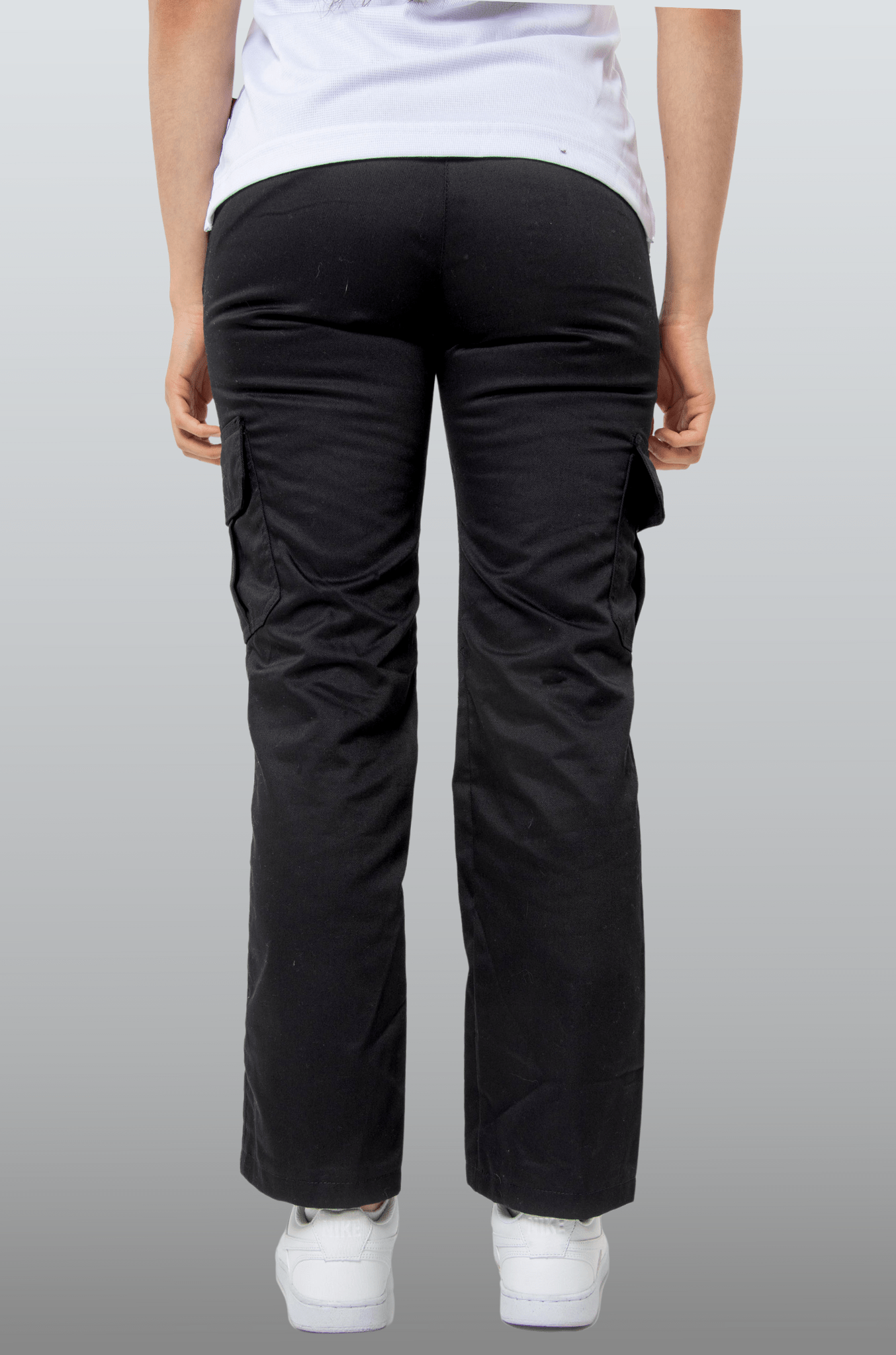 PANTALÓN DE TRABAJO TIPO CARGO TORONTO MUJER #Color_Negro
