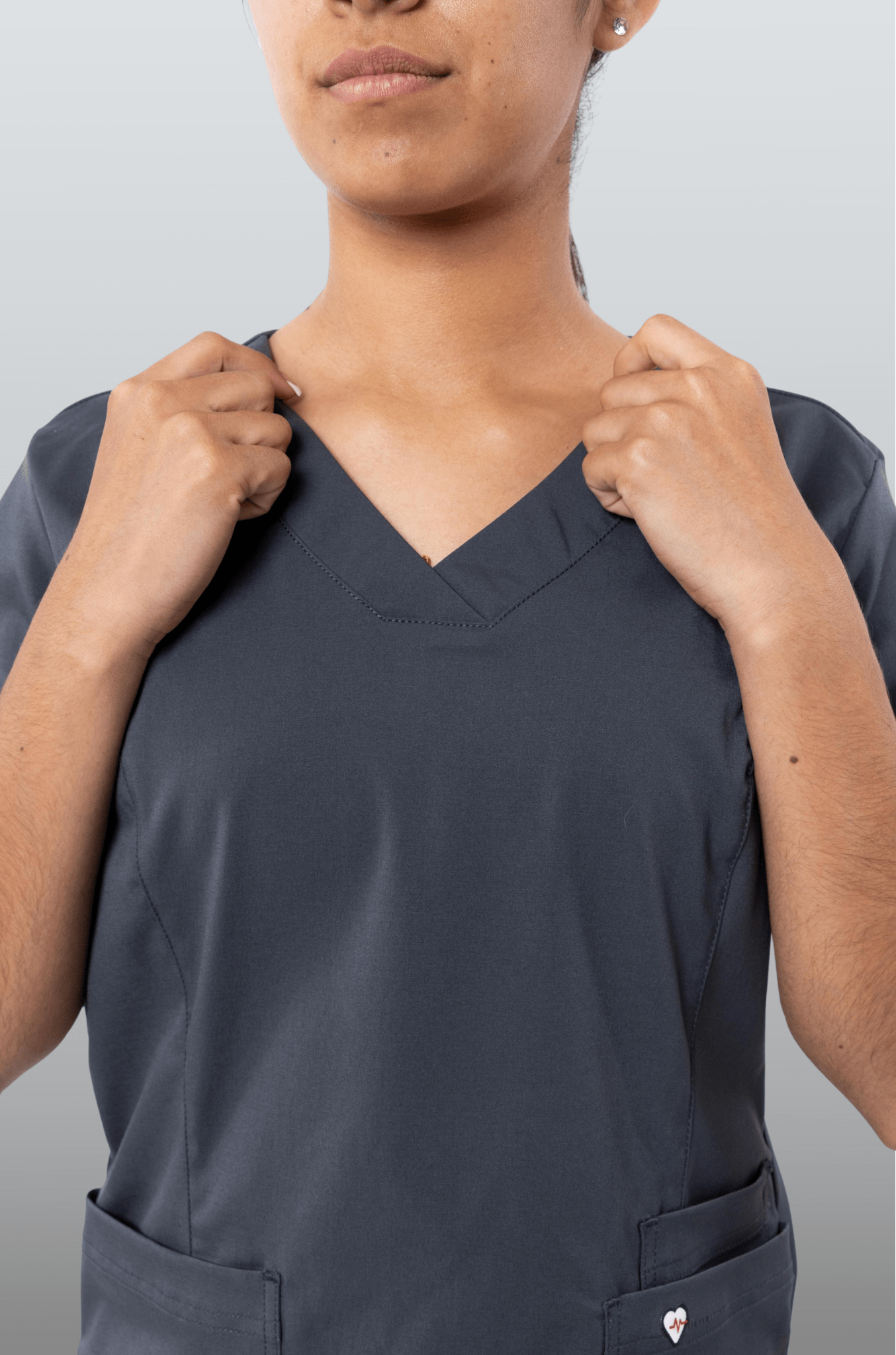 FILIPINA MÉDICA PARA SCRUB CAMBRIDGE MUJER #Color_Gris