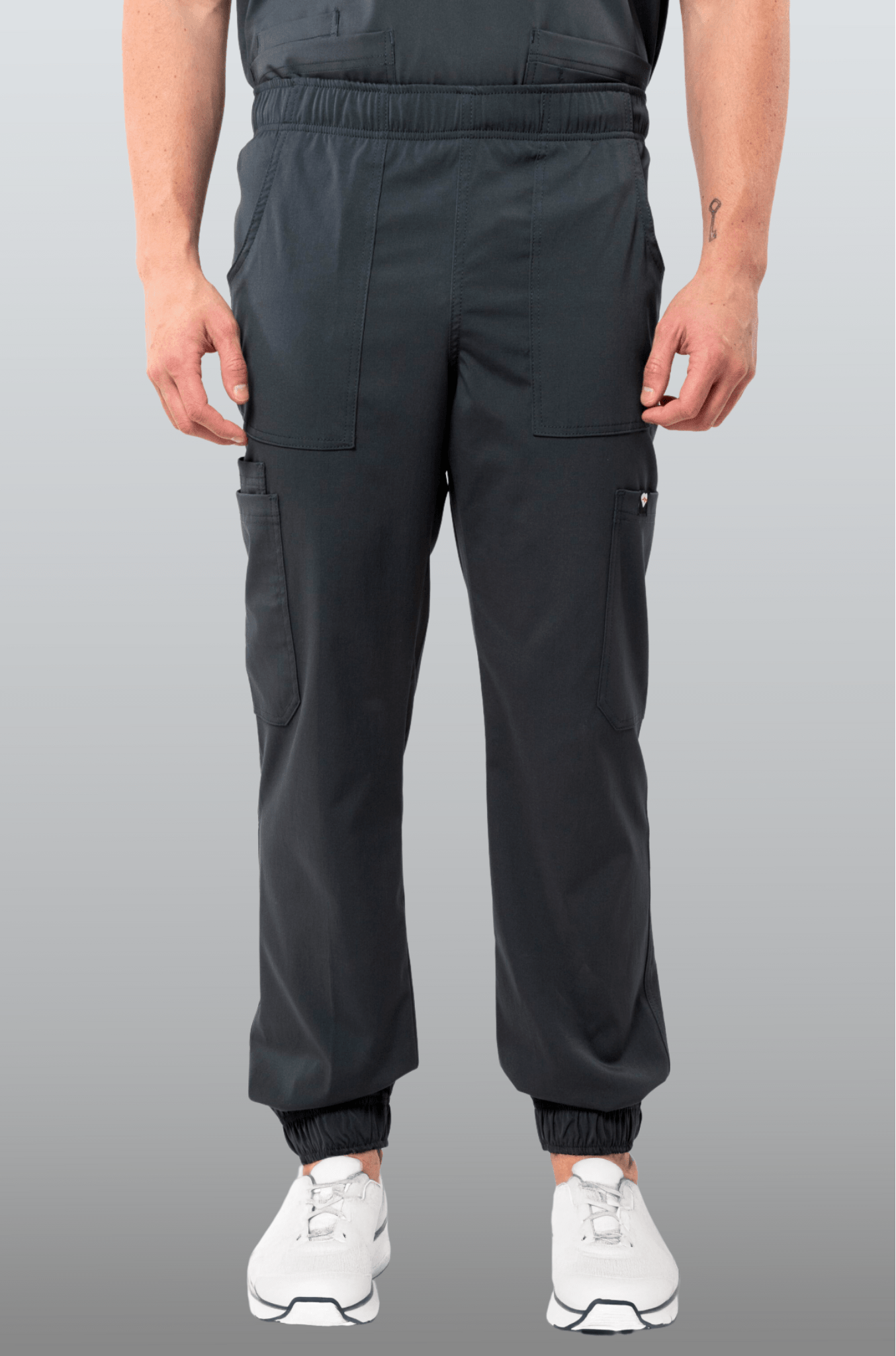 PANTALÓN MÉDICO JOGGER PARA SCRUB ATENAS HOMBRE #Color_Gris