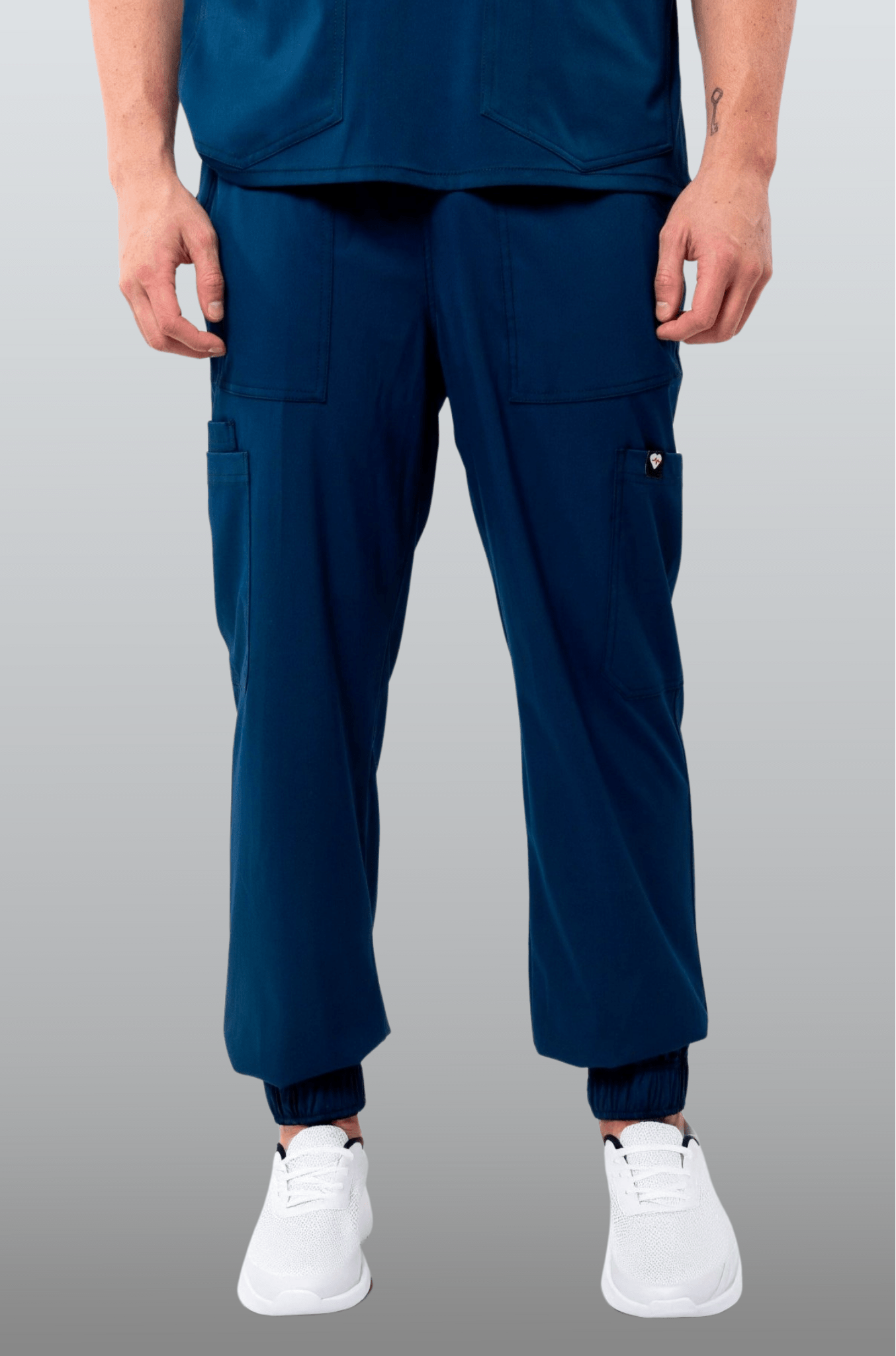 PANTALÓN MÉDICO JOGGER PARA SCRUB ATENAS HOMBRE #Color_Azul Marino