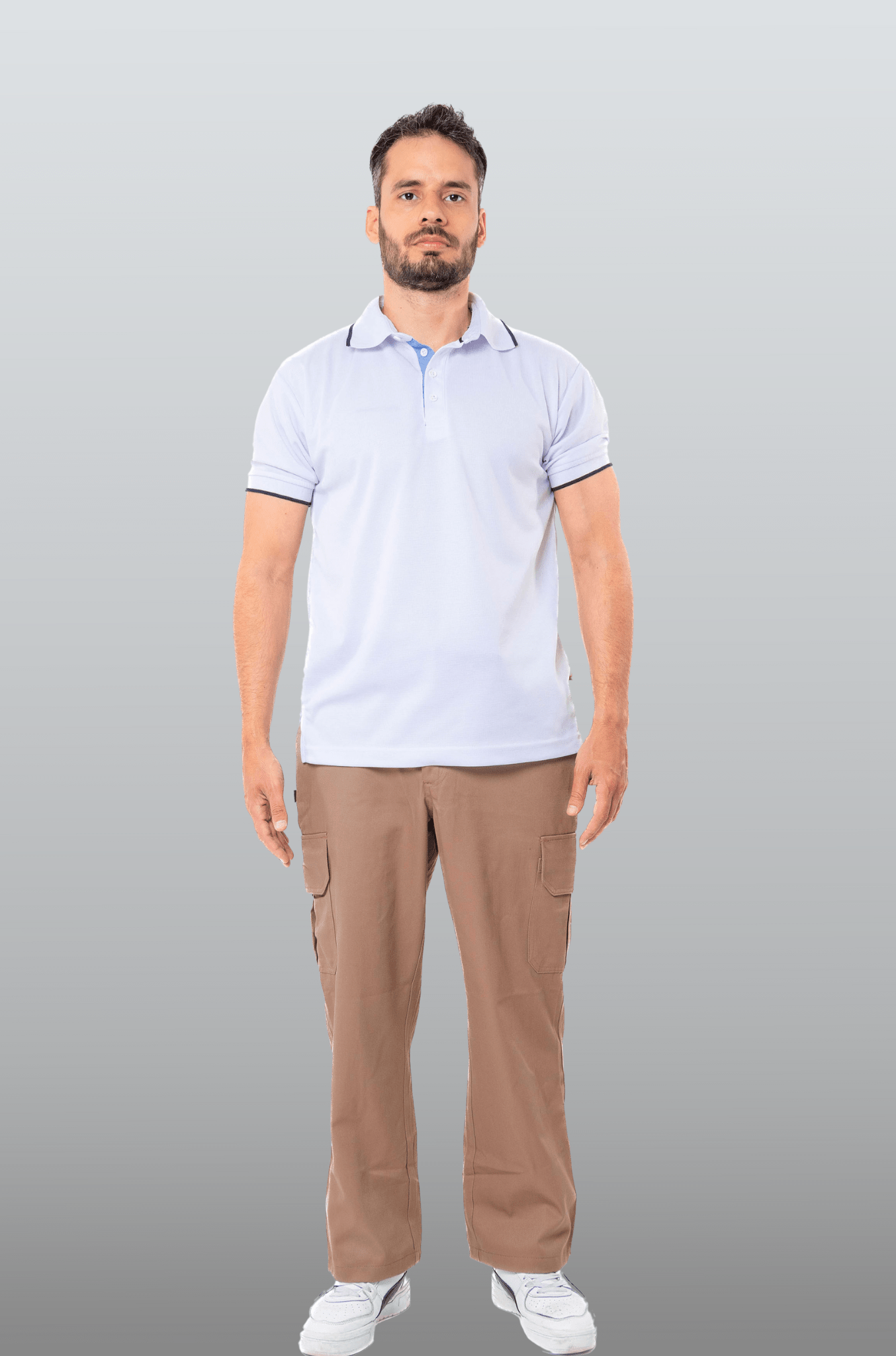 PANTALÓN DE TRABAJO TIPO CARGO TORONTO HOMBRE #Color_Cafe