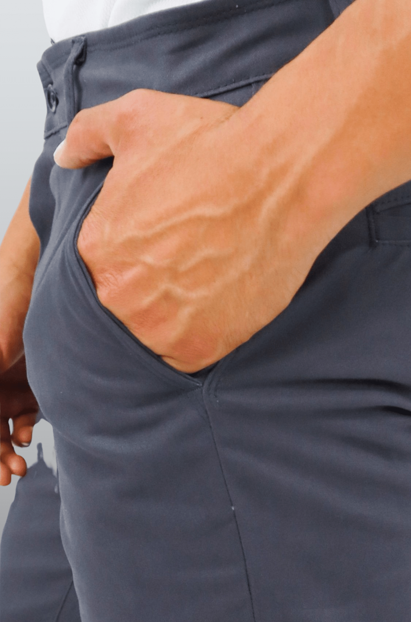 BERMUDA CASUAL DE GABARDINA ATLANTA HOMBRE #Color_Gris