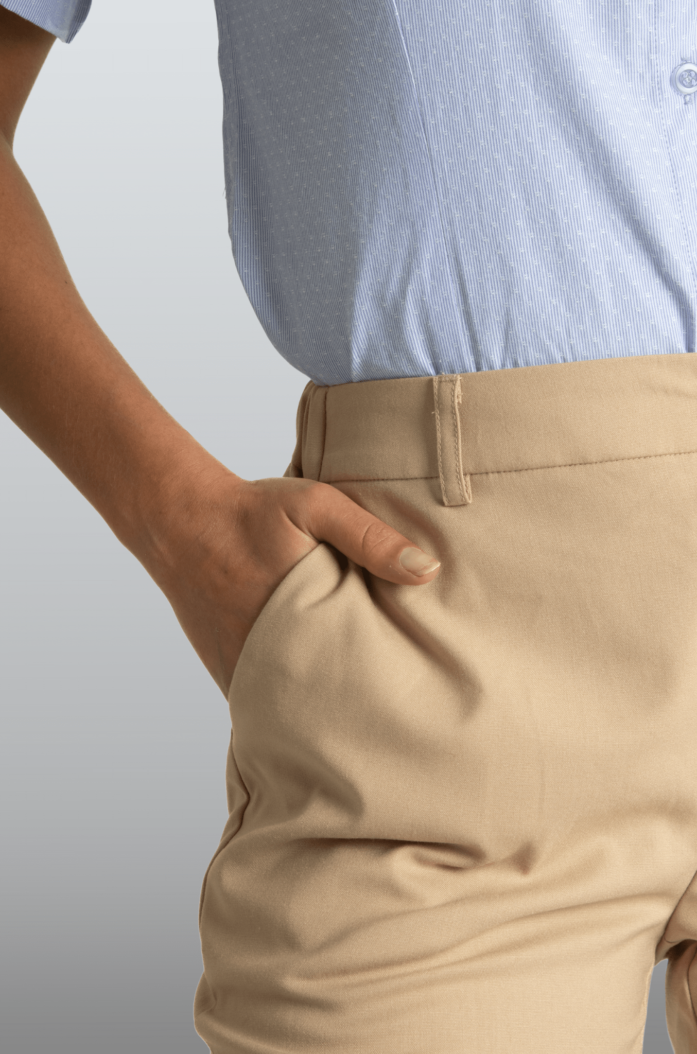 PANTALON RECTO VALENCIA DAMA #Color_Beige