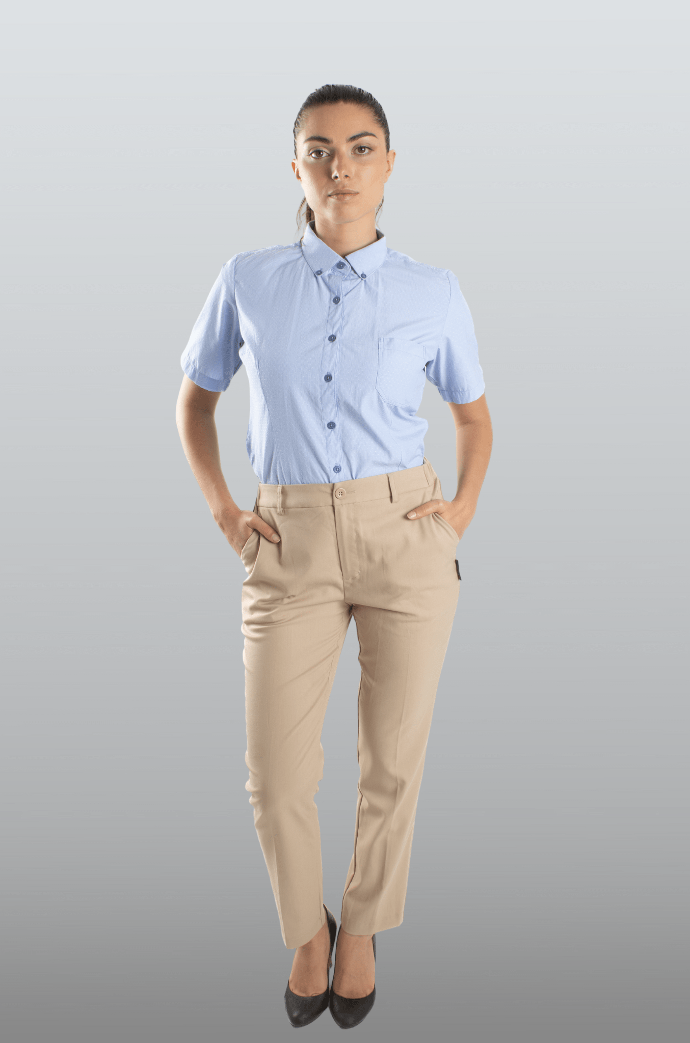 PANTALON RECTO VALENCIA DAMA #Color_Beige