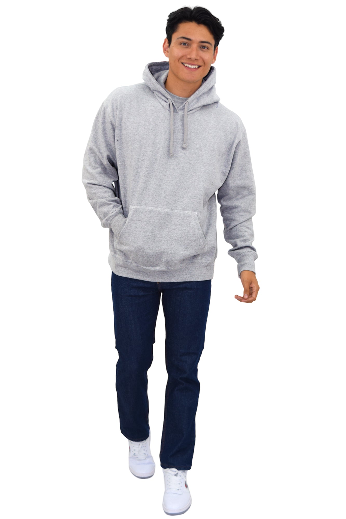 SUDADERA CON CAPUCHA AMBERES UNISEX #Color_Gris