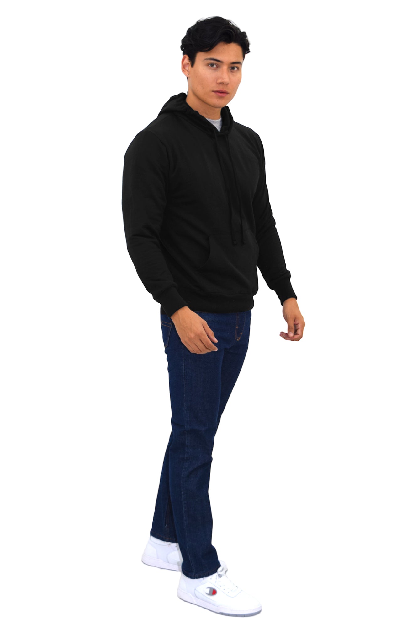 SUDADERA CON CAPUCHA AMBERES UNISEX #Color_Negro