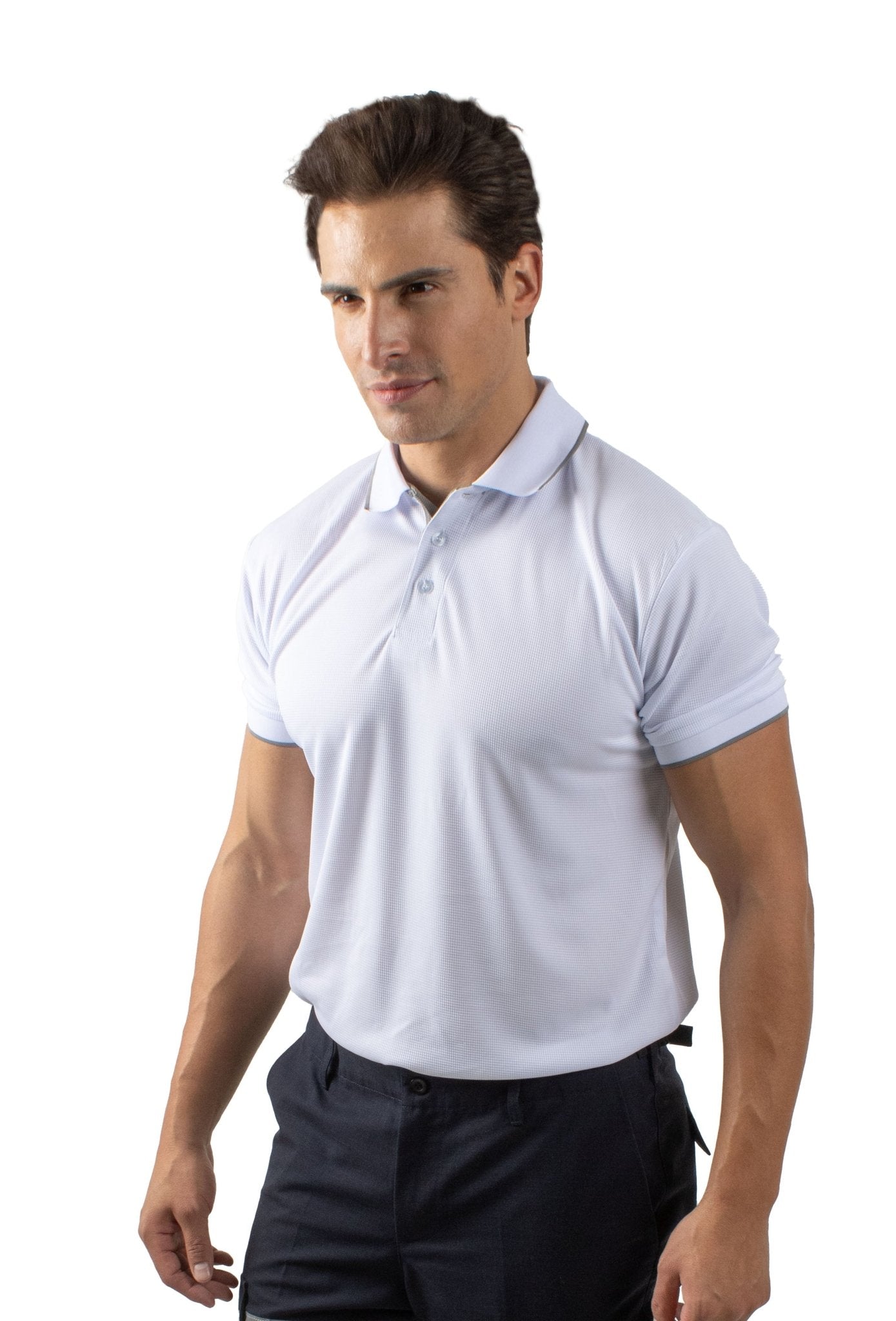 PLAYERA POLO BUENOS AIRES HOMBRE #Color_Blanco