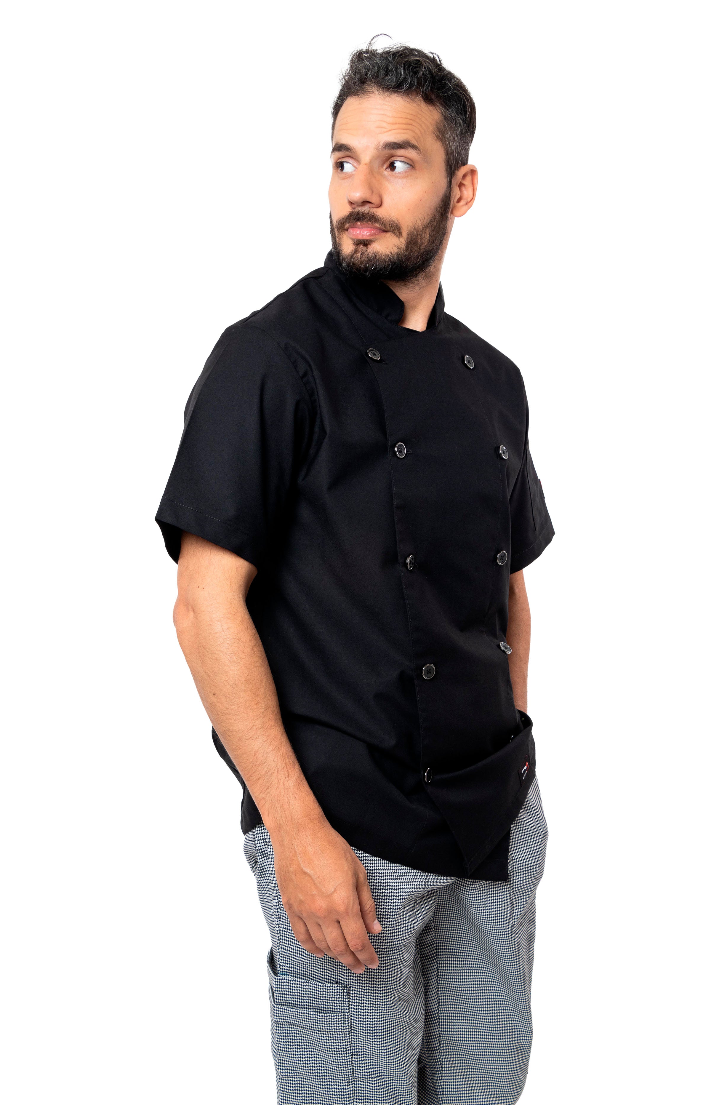 FILIPINA CHEF MANGA CORTA HONOLULU HOMBRE #Color_Negro