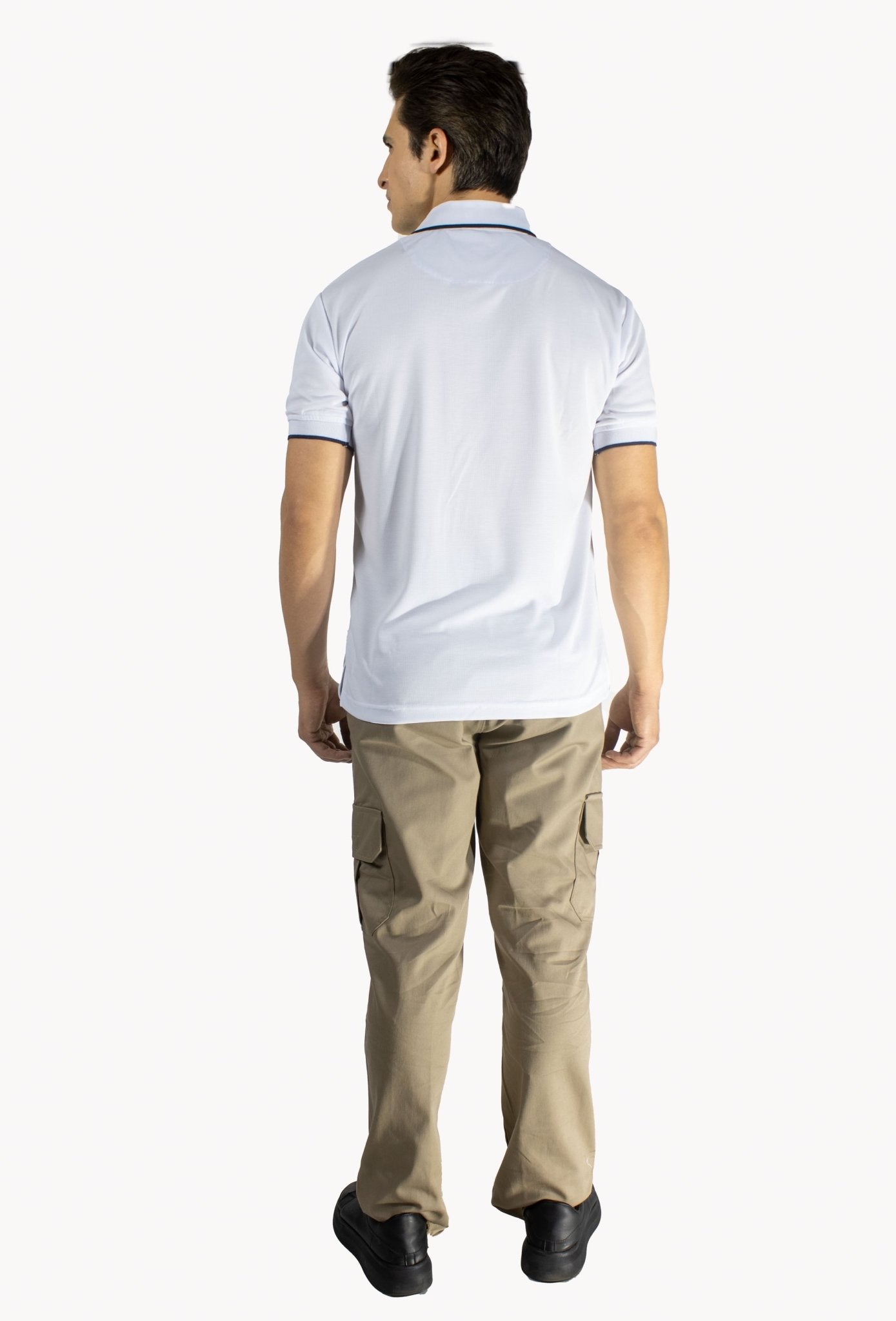 PLAYERA TIPO POLO DRY FIT ÁMSTERDAM HOMBRE #Color_Blanco