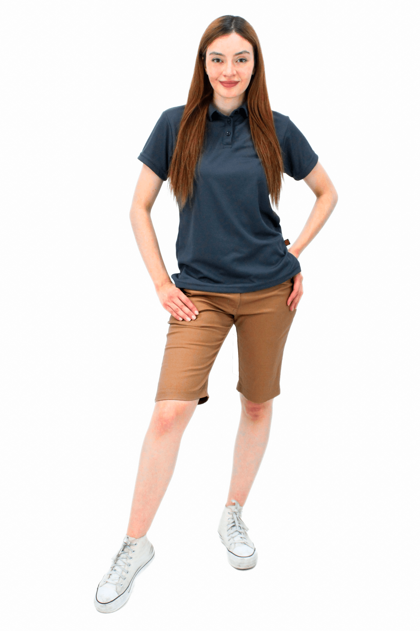 BERMUDA CASUAL DE GABARDINA ATLANTA MUJER #Color_Cafe