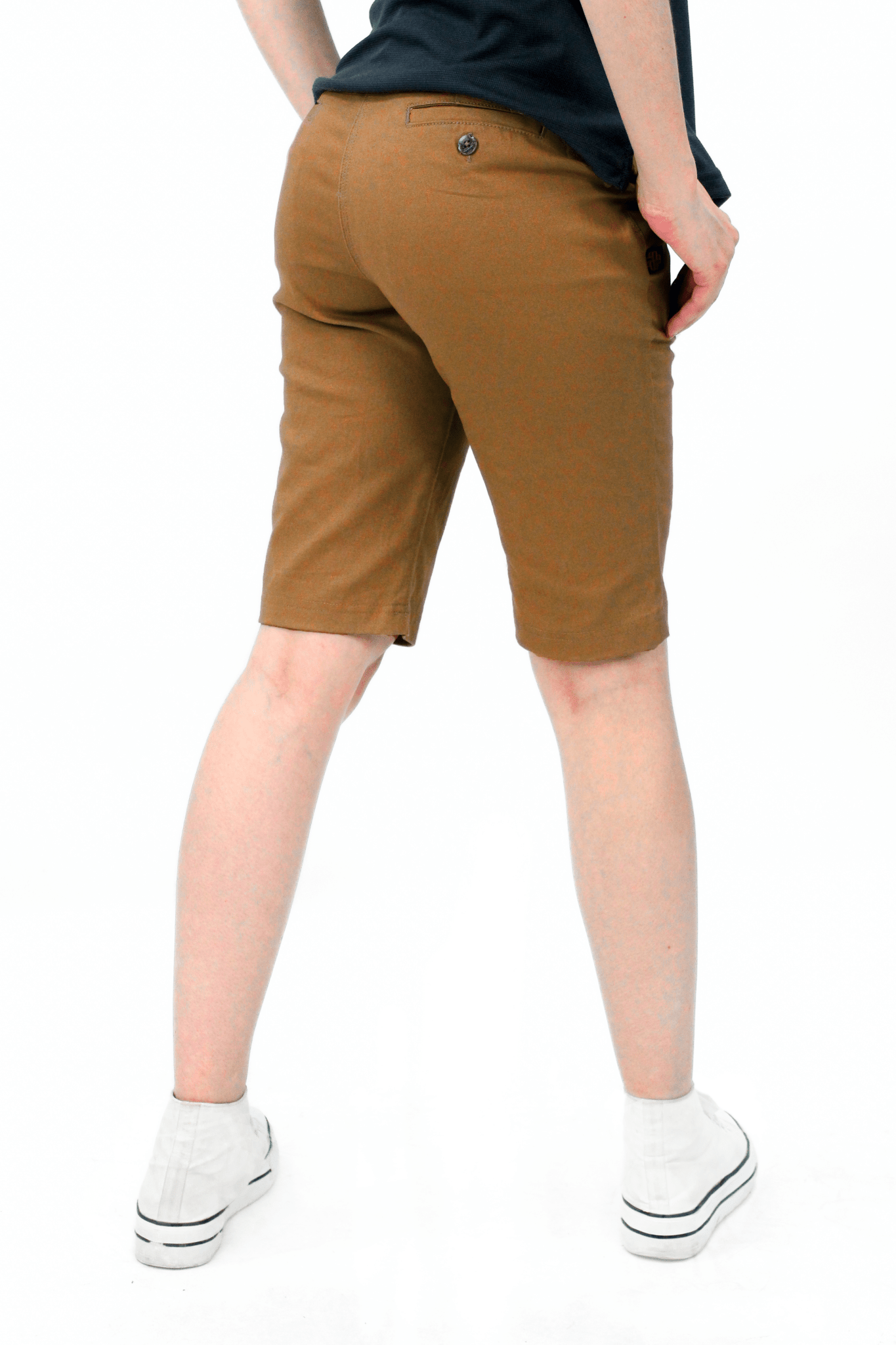 BERMUDA CASUAL DE GABARDINA ATLANTA MUJER #Color_Cafe