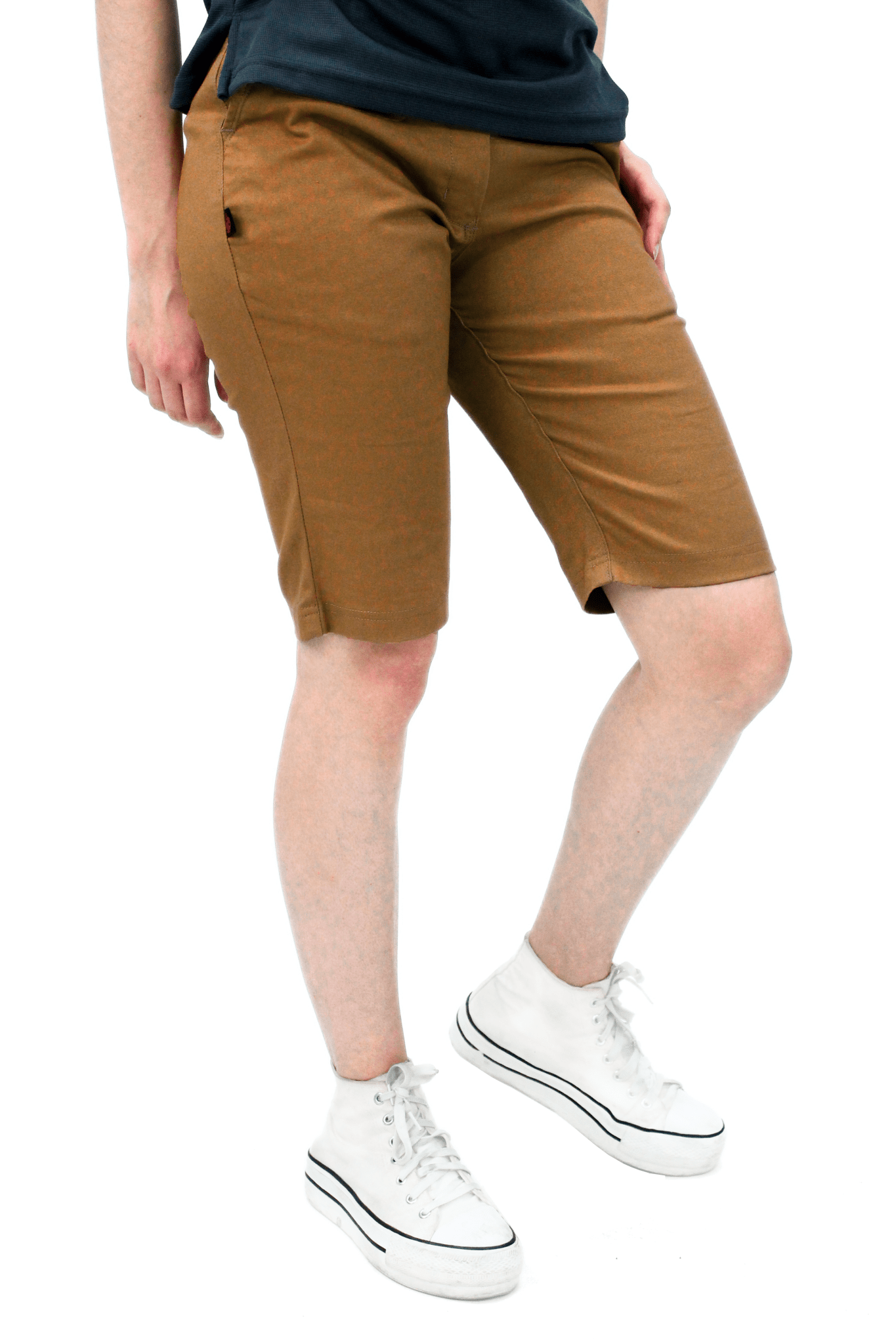 BERMUDA CASUAL DE GABARDINA ATLANTA MUJER #Color_Cafe