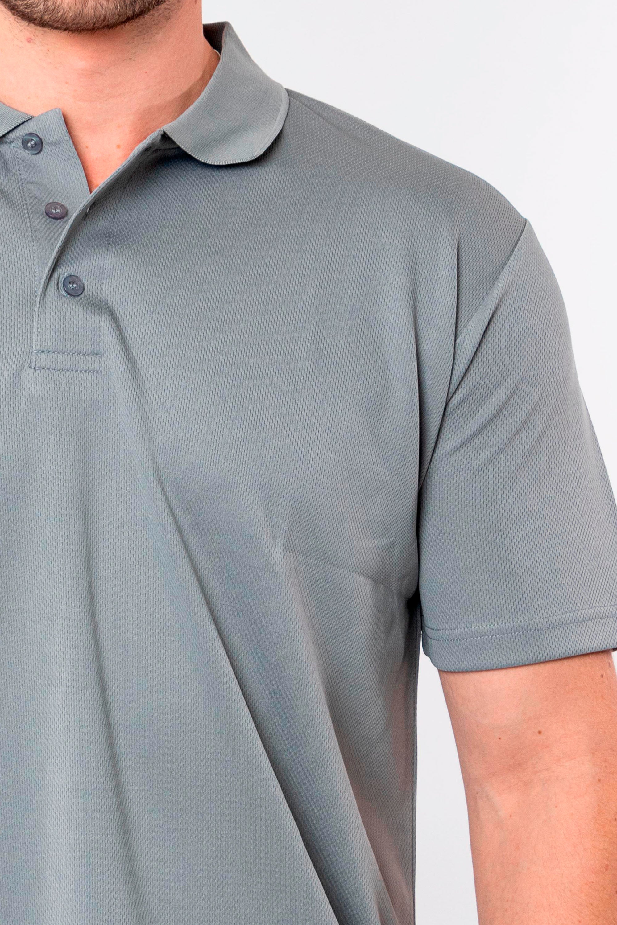 PLAYERA POLO CARACAS CABALLERO #Color_Gris