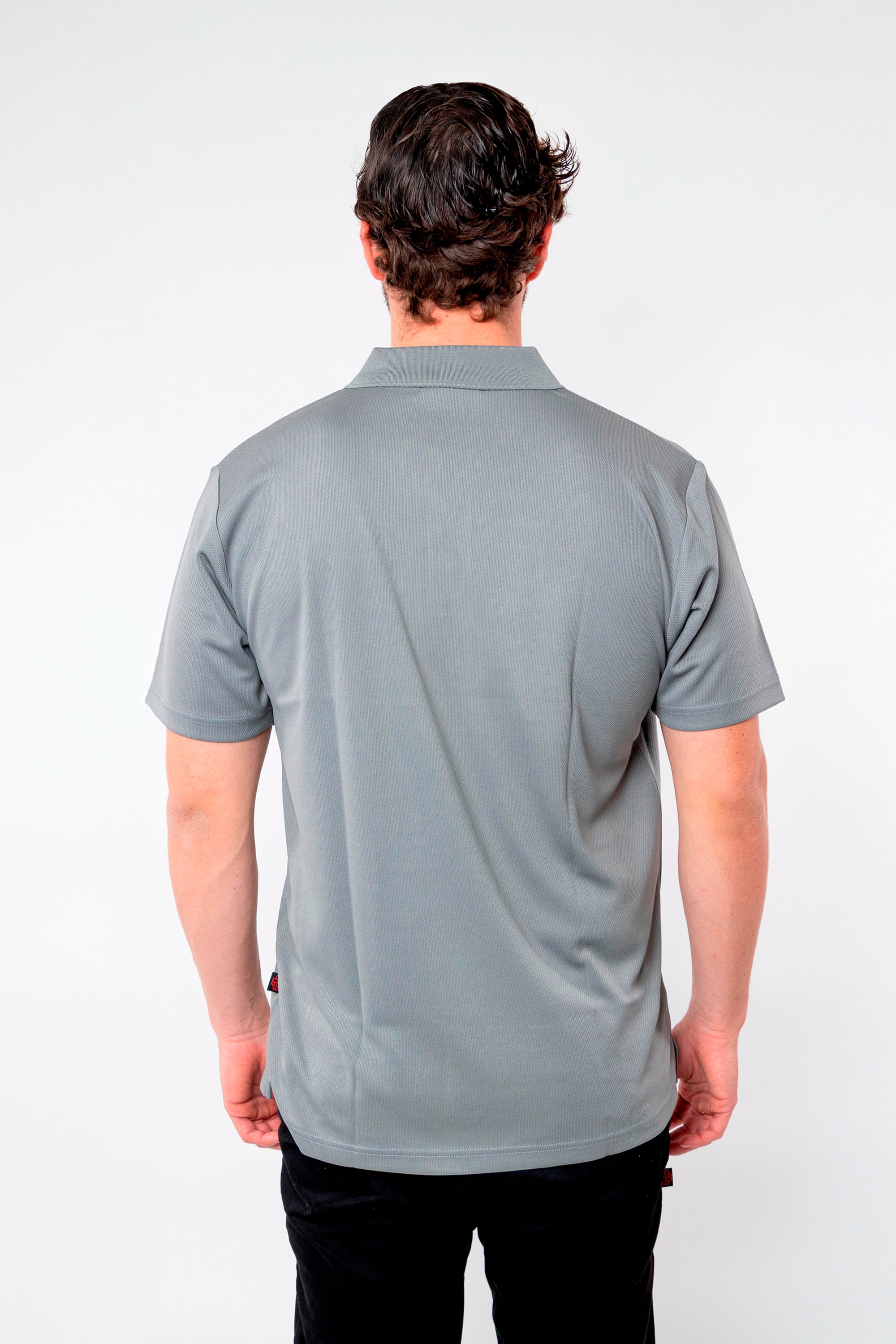 PLAYERA POLO CARACAS CABALLERO #Color_Gris