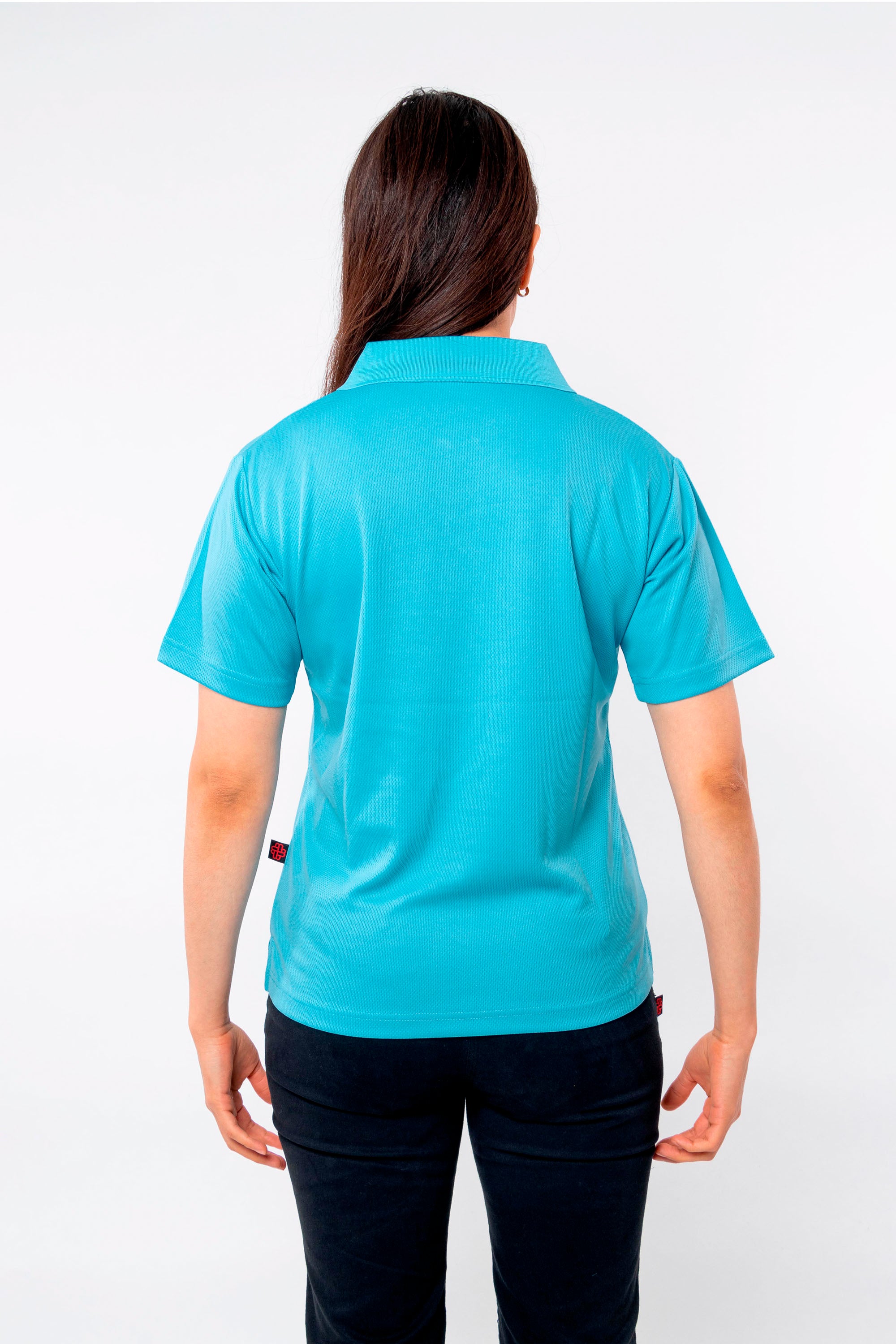 PLAYERA POLO CARACAS DAMA #Color_Azul Celeste