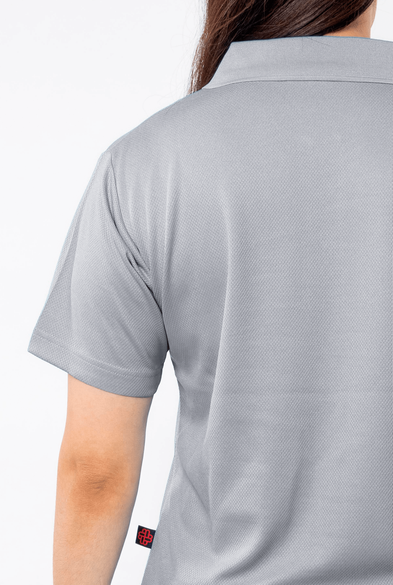 PLAYERA POLO CARACAS DAMA #Color_Gris