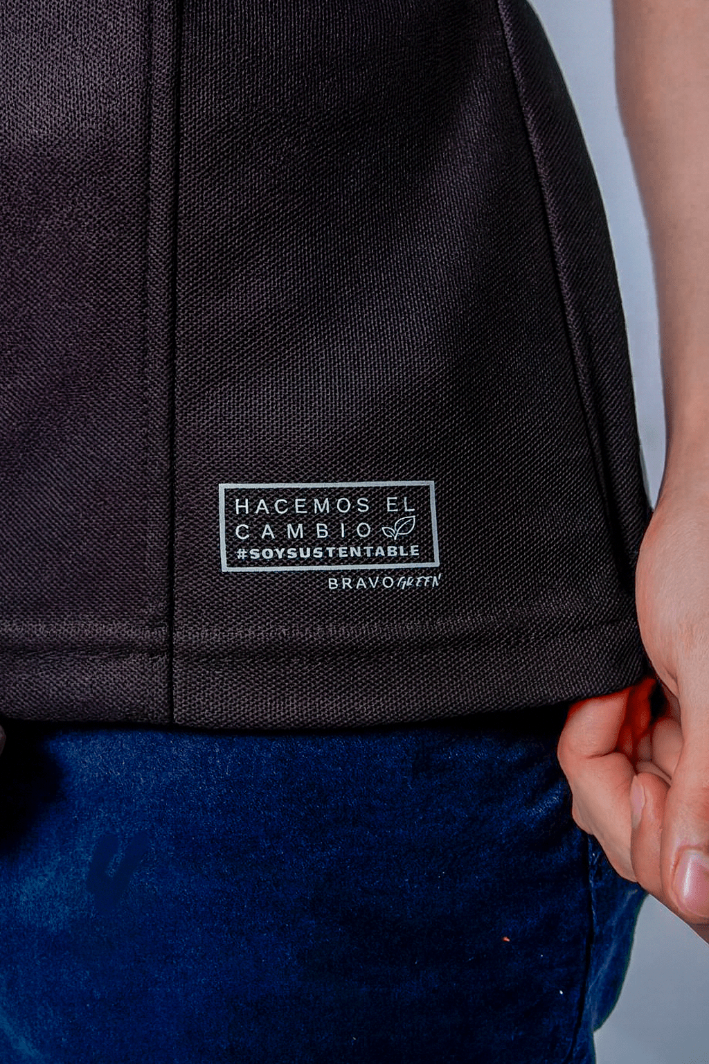 PLAYERA POLO SUSTENTABLE BILBAO MUJER #Color_Negro