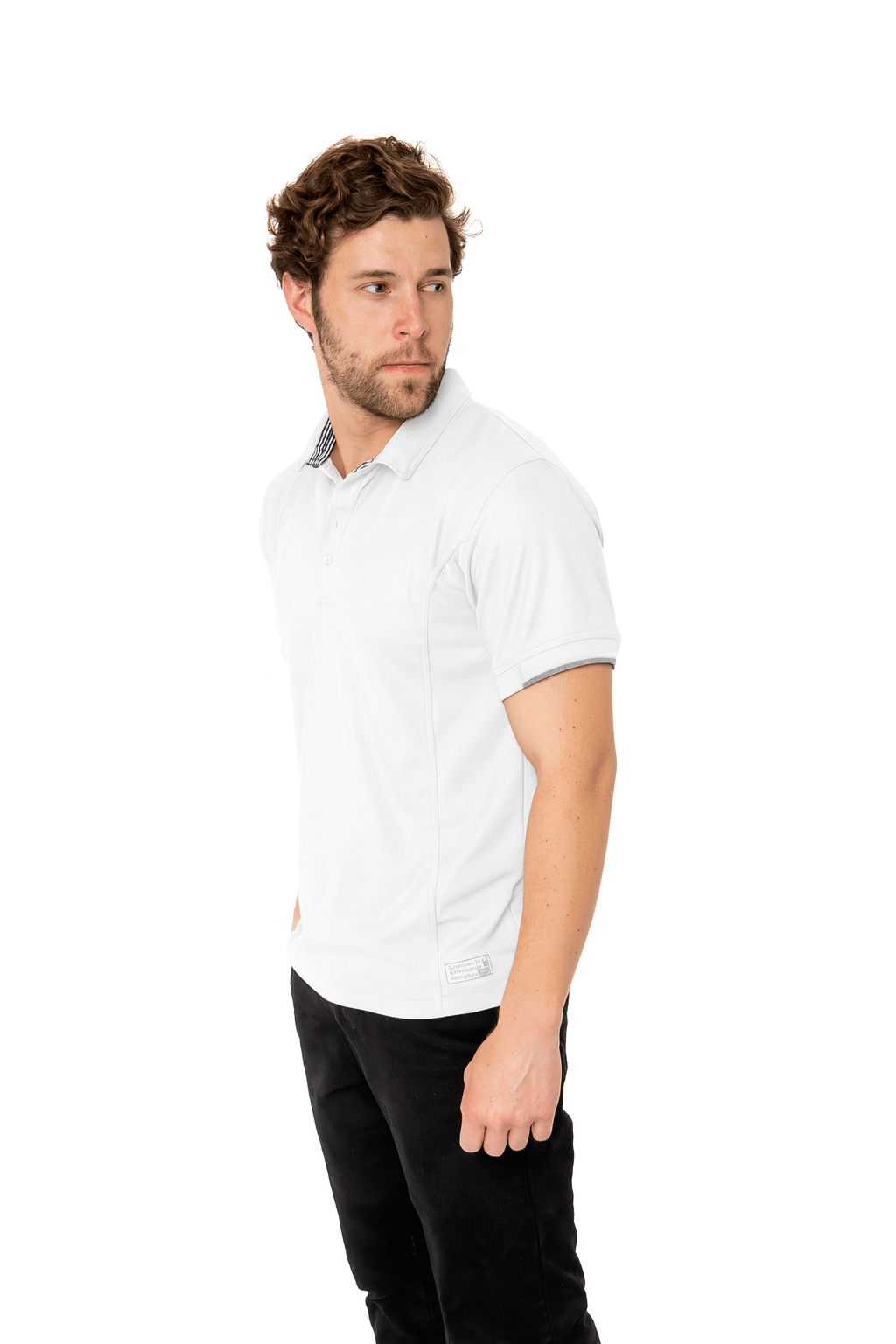 PLAYERA POLO SUSTENTABLE BILBAO HOMBRE #Color_Blanco