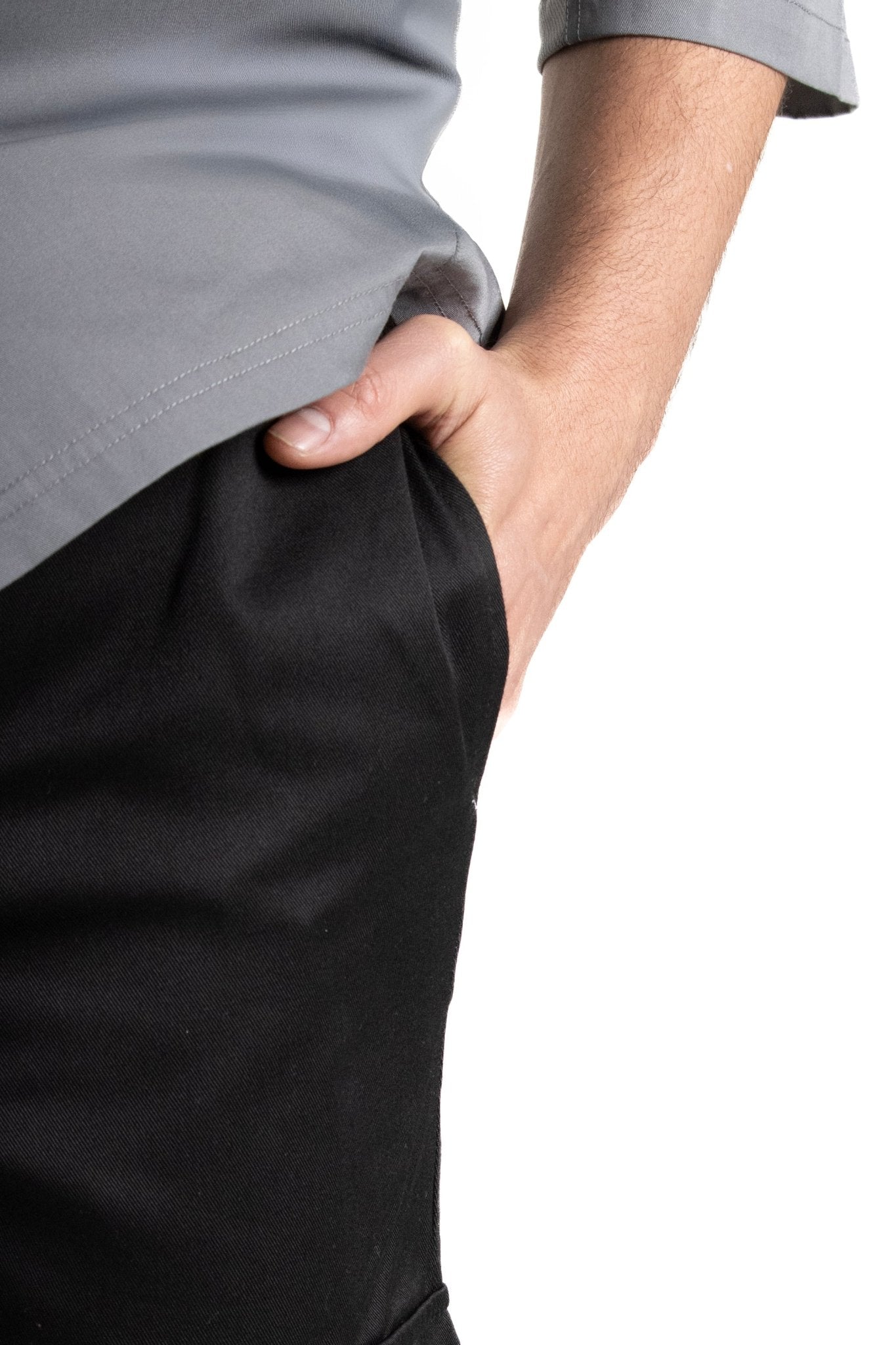 PANTALON DELHI CHEF CABALLERO #Color_Negro #Genero_Caballero