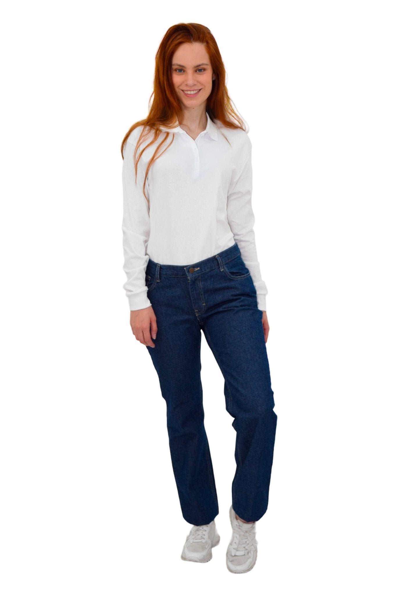 PLAYERA TIPO POLO MANGA LARGA ROMA UNISEX #Color_Blanco