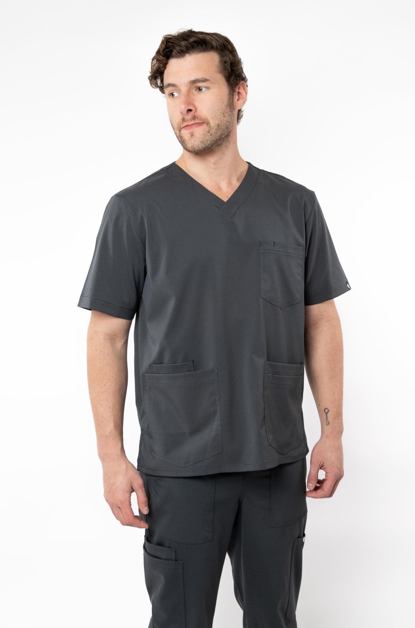 FILIPINA MÉDICA PARA SCRUB CAMBRIDGE HOMBRE #Color_Gris