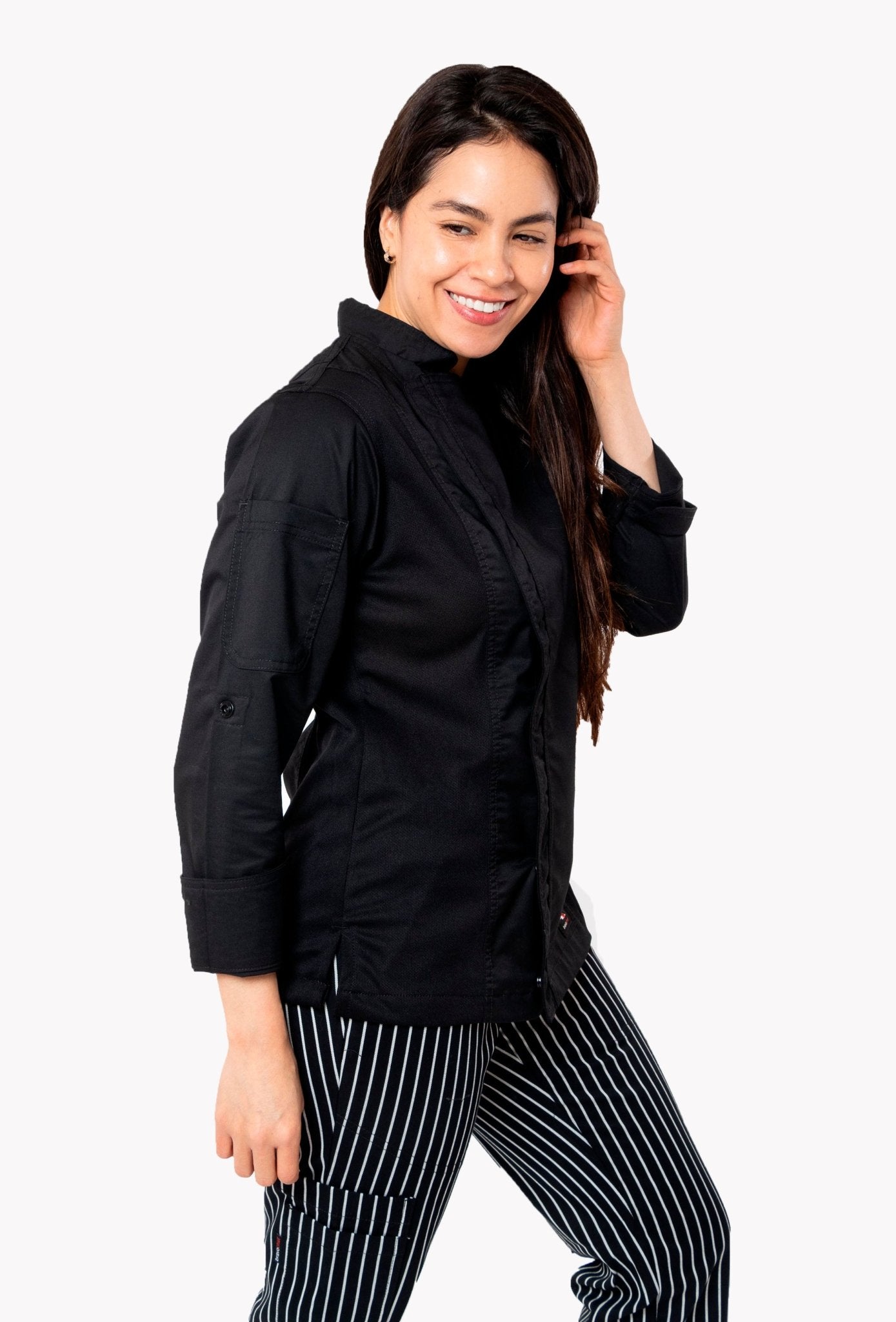 FILIPINA CHEF CORTE REGULAR VIENA MUJER #Color_Negro