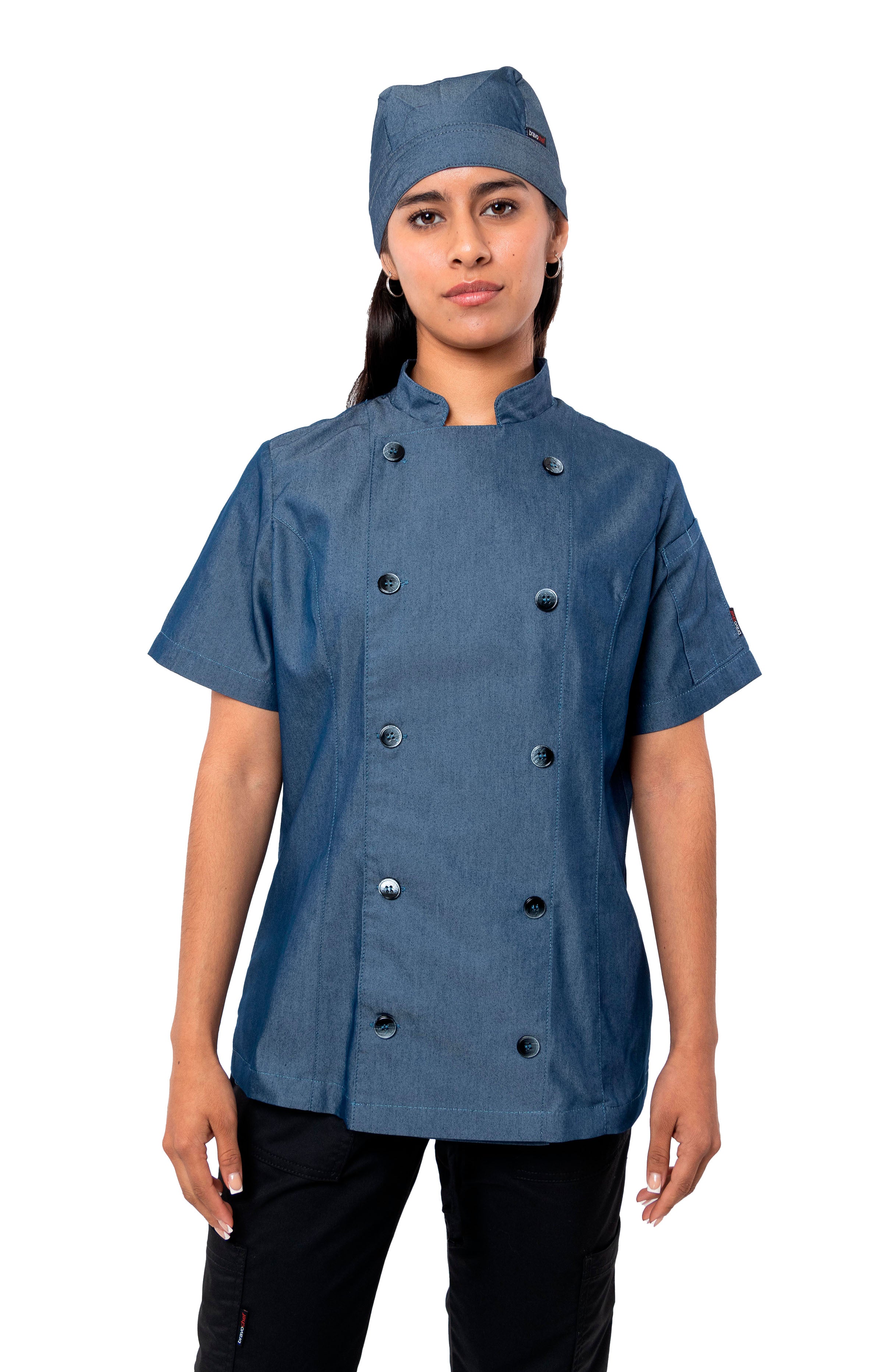 FILIPINA CHEF MANGA CORTA HONOLULU MUJER #Color_Azul Marino