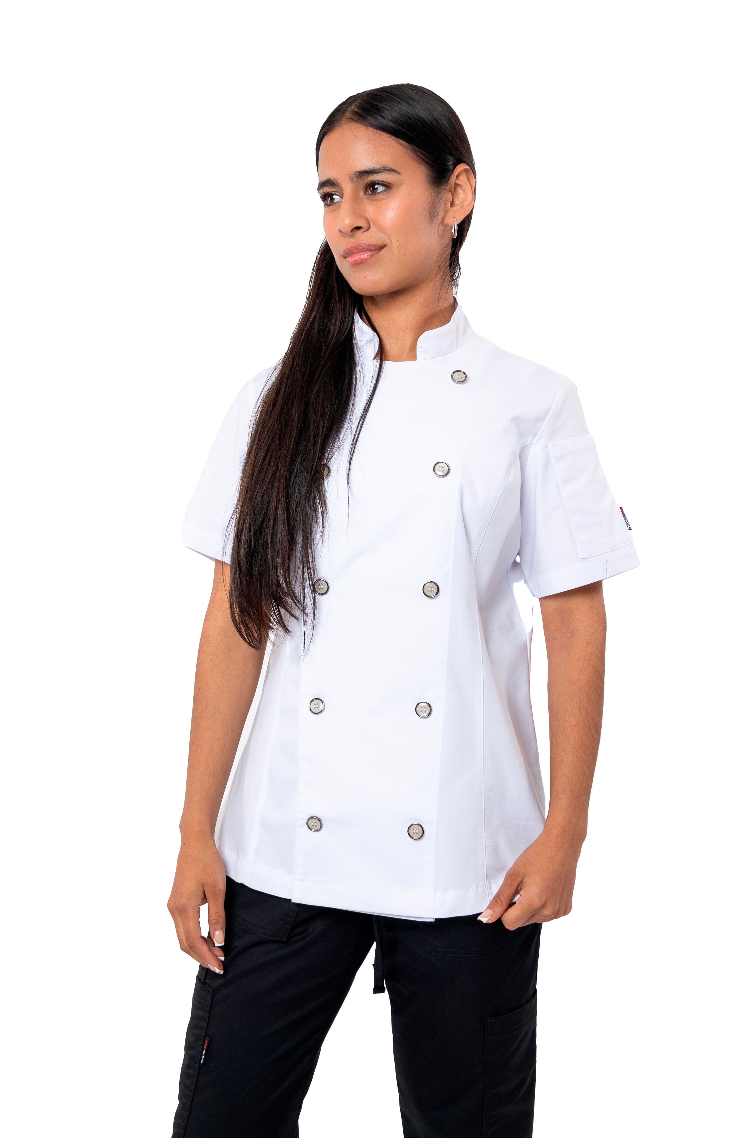 FILIPINA CHEF MANGA CORTA HONOLULU MUJER #Color_Blanco