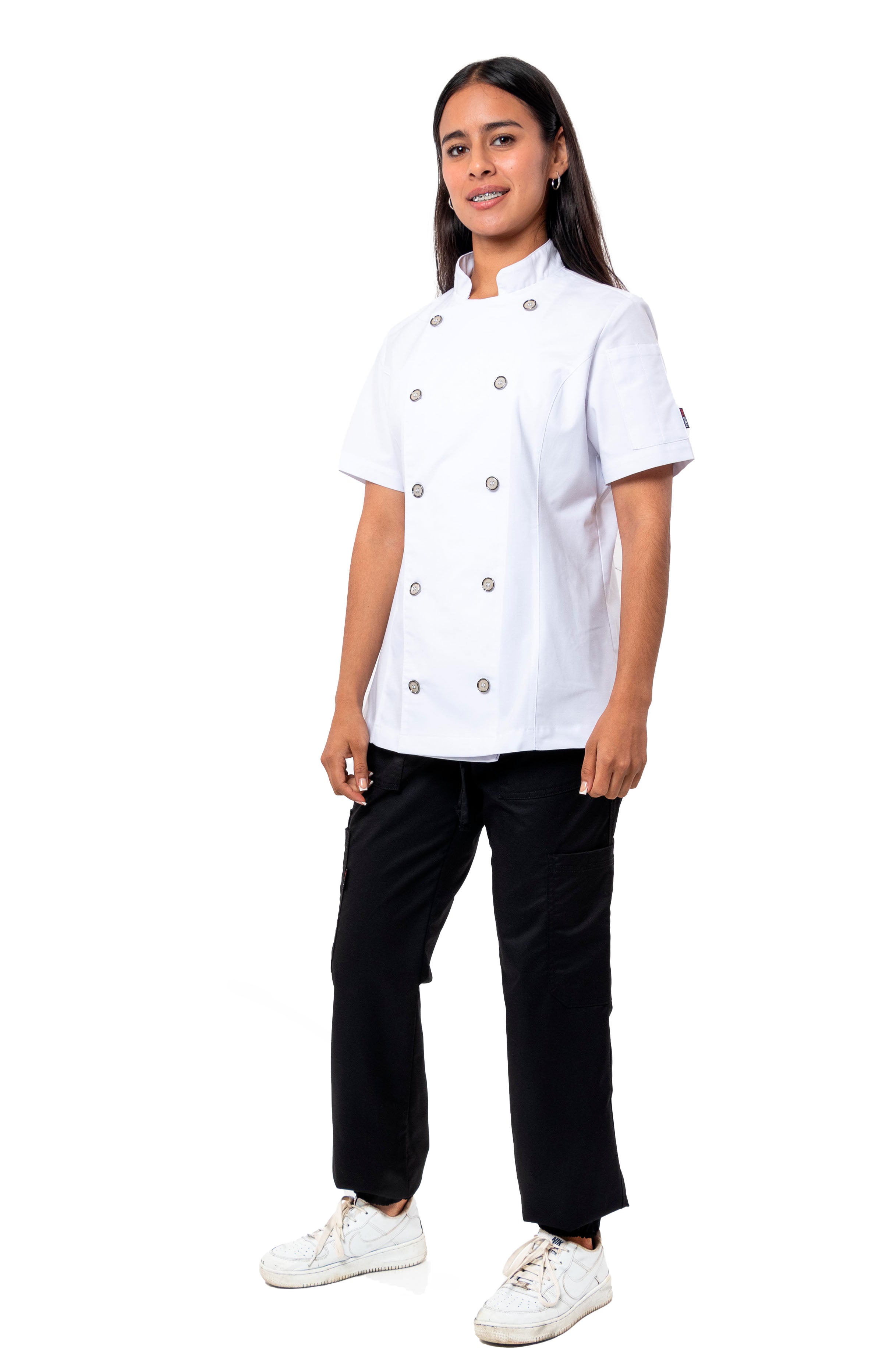 FILIPINA CHEF MANGA CORTA HONOLULU MUJER #Color_Blanco