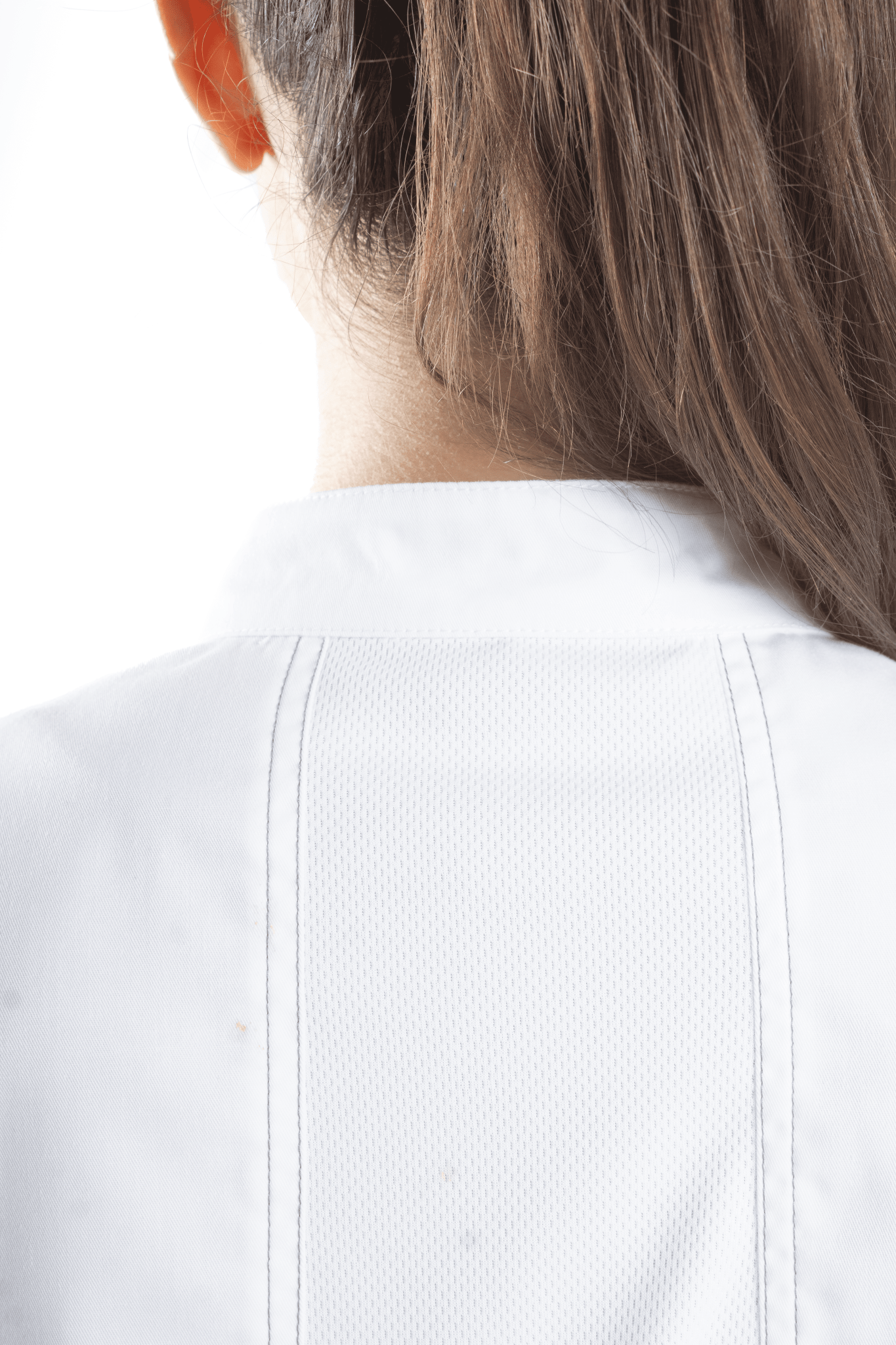 FILIPINA DE CHEF DAMA ZÚRICH MANGA 3/4 #Color_Blanco