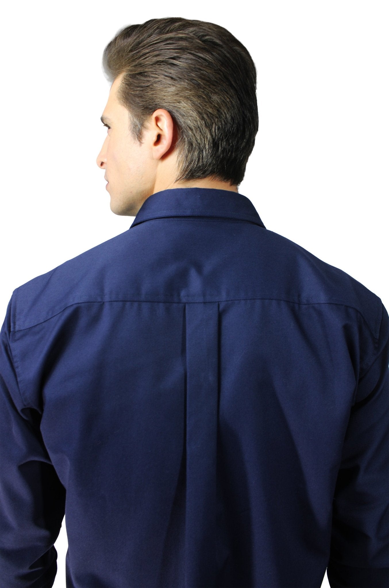 CAMISOLA CAIRO GABARDINA MANGA LARGA UNISEX #Color_Azul Marino