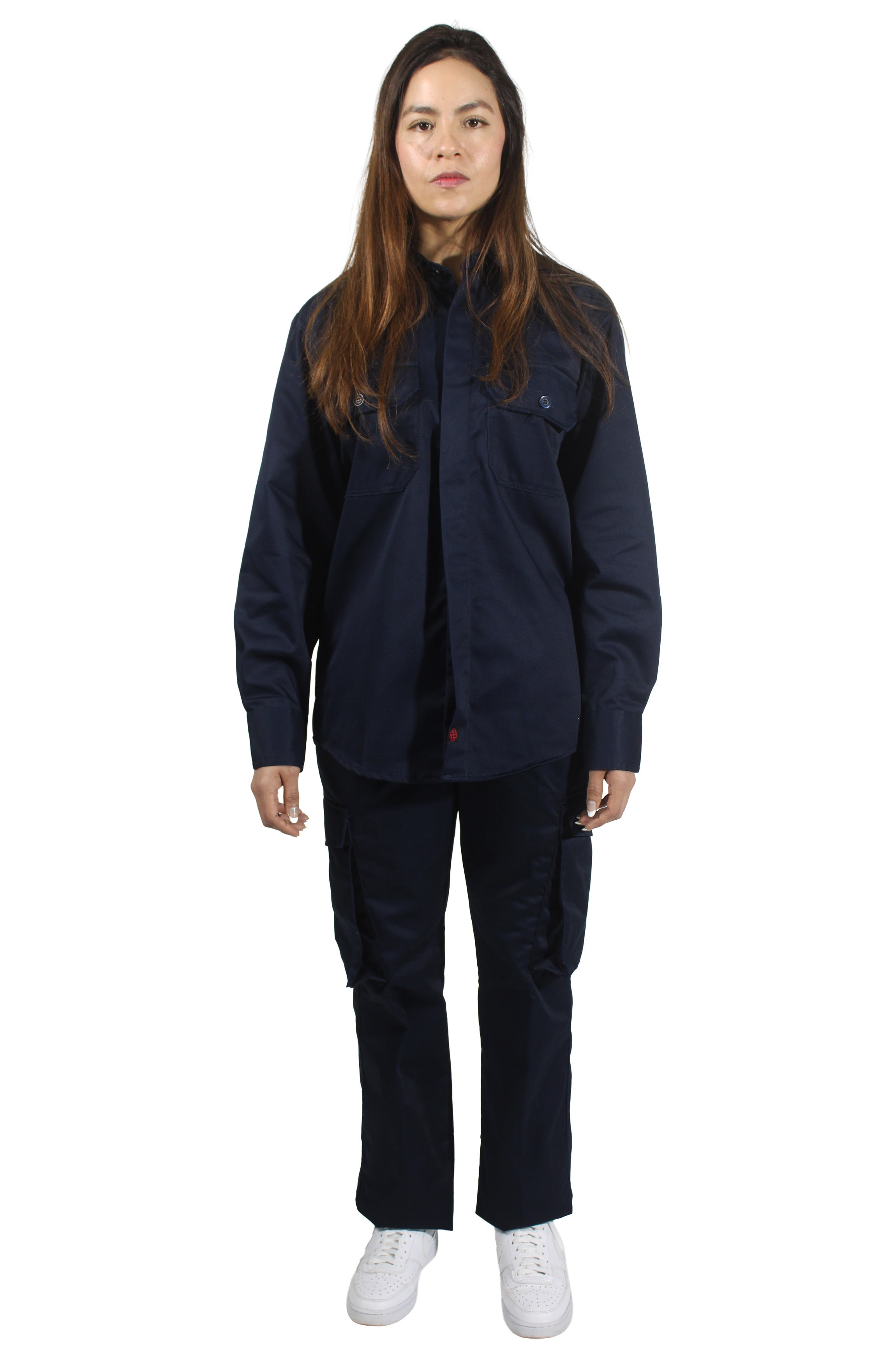PANTALÓN CHEF RAYAS SEÚL MUJER #Color_Negro