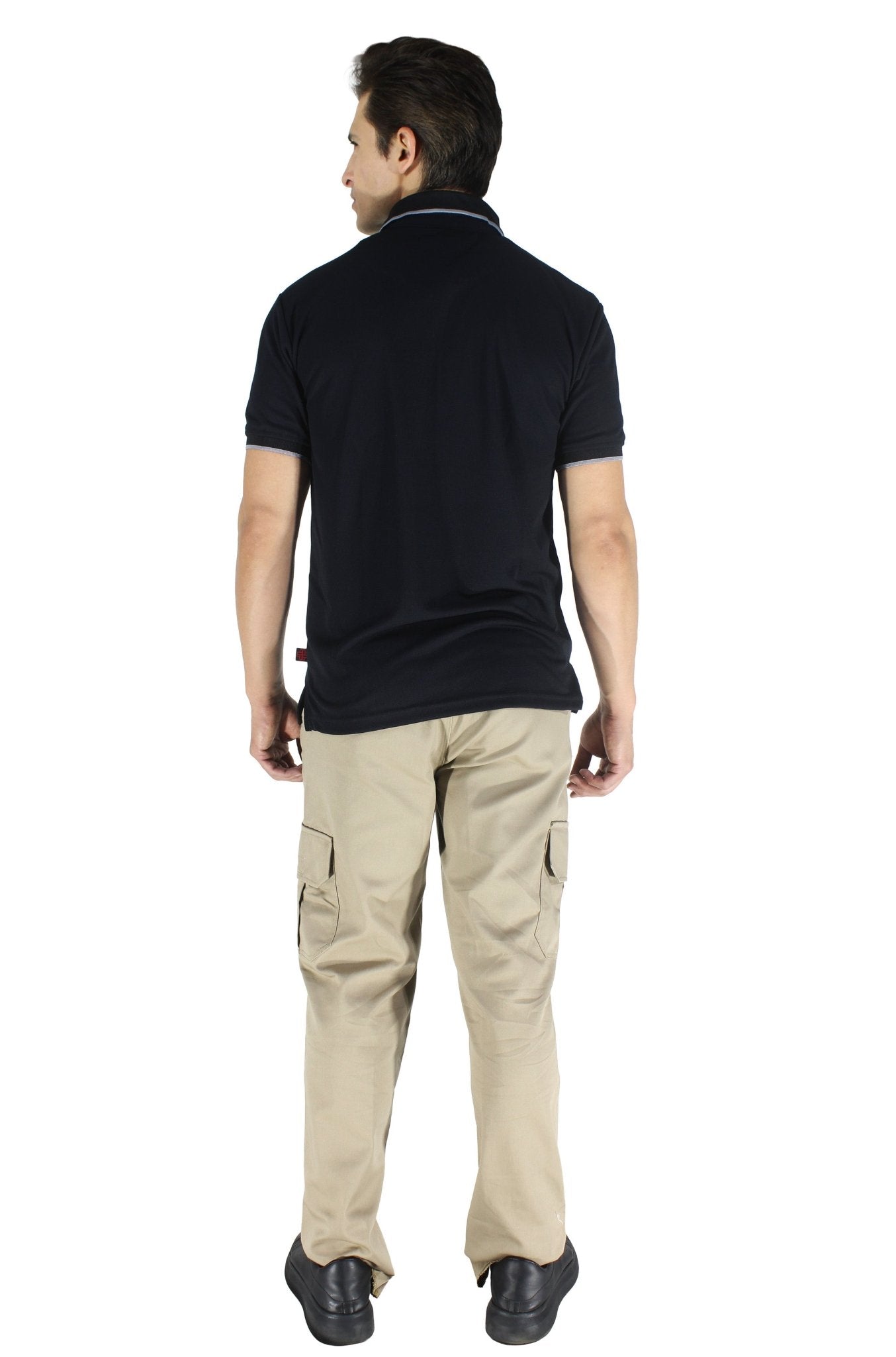 PLAYERA TIPO POLO DRY FIT ÁMSTERDAM HOMBRE #Color_Negro