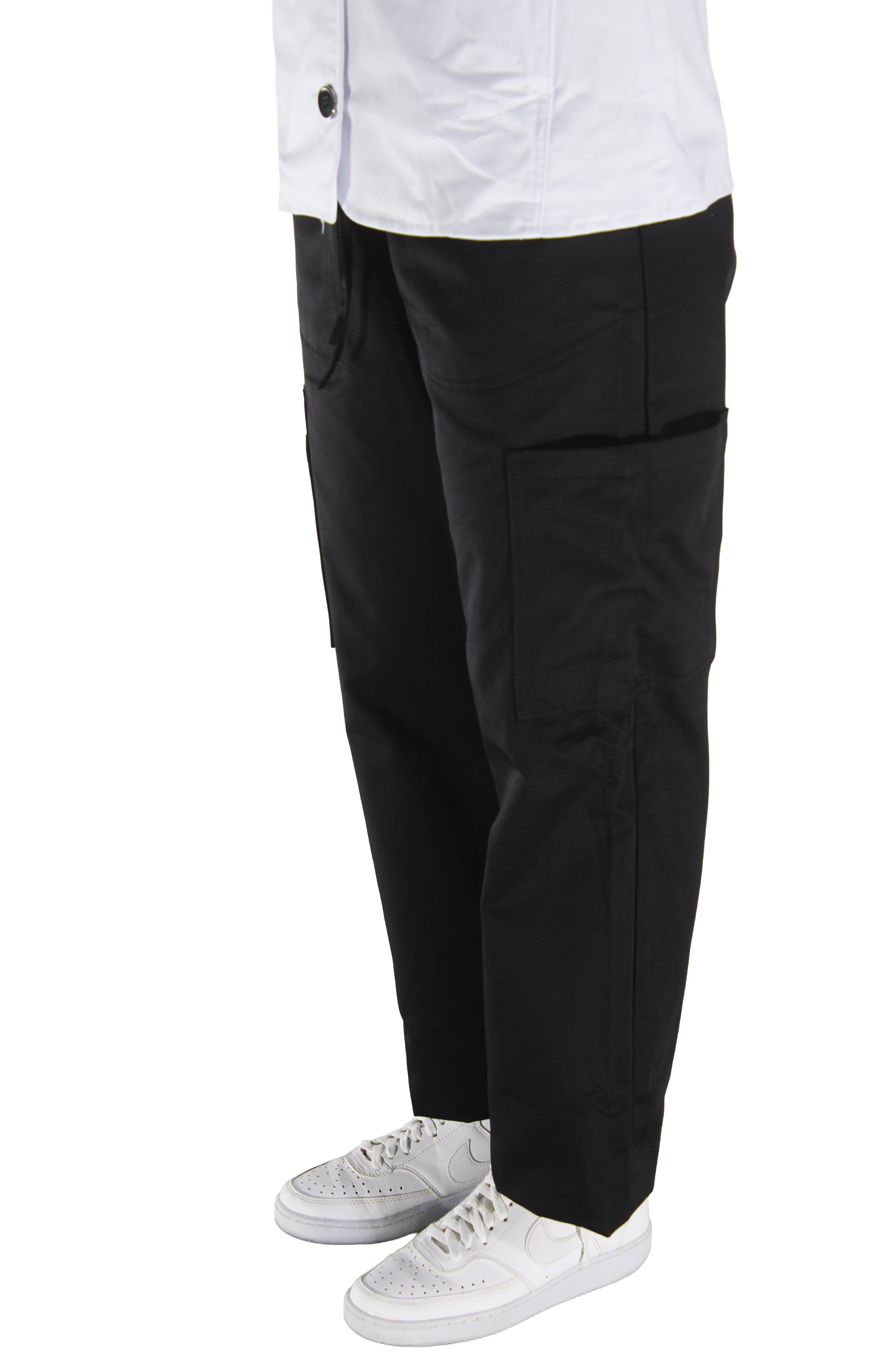 PANTALÓN CHEF RAYAS SEÚL MUJER #Color_Negro