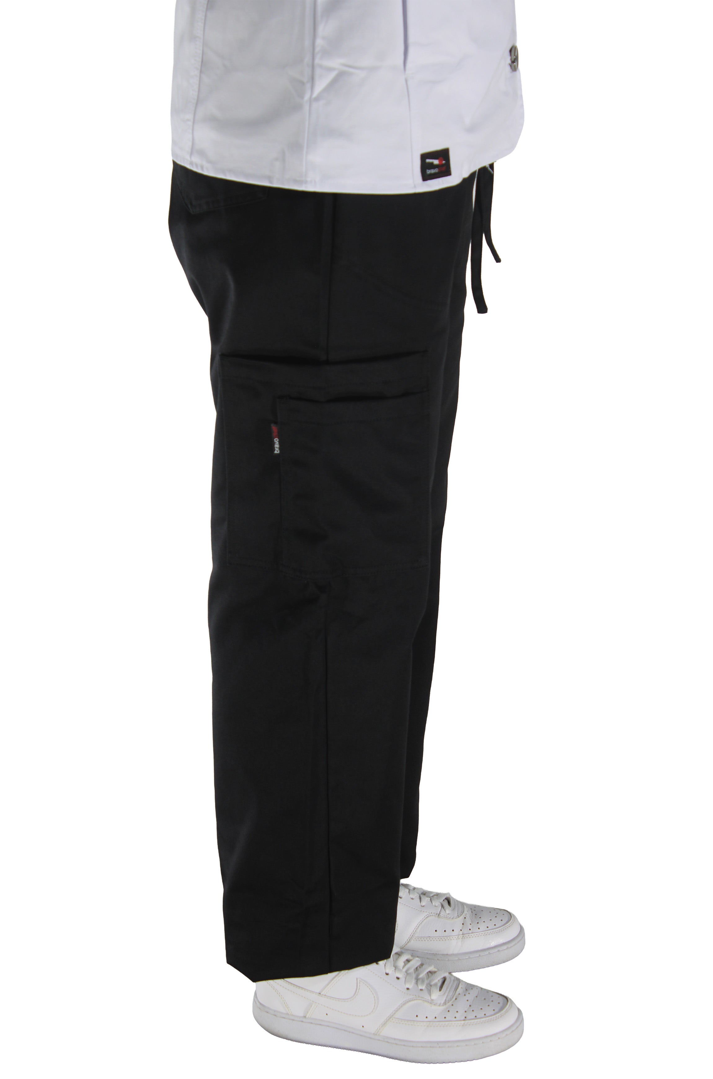 PANTALÓN CHEF RAYAS SEÚL MUJER #Color_Negro