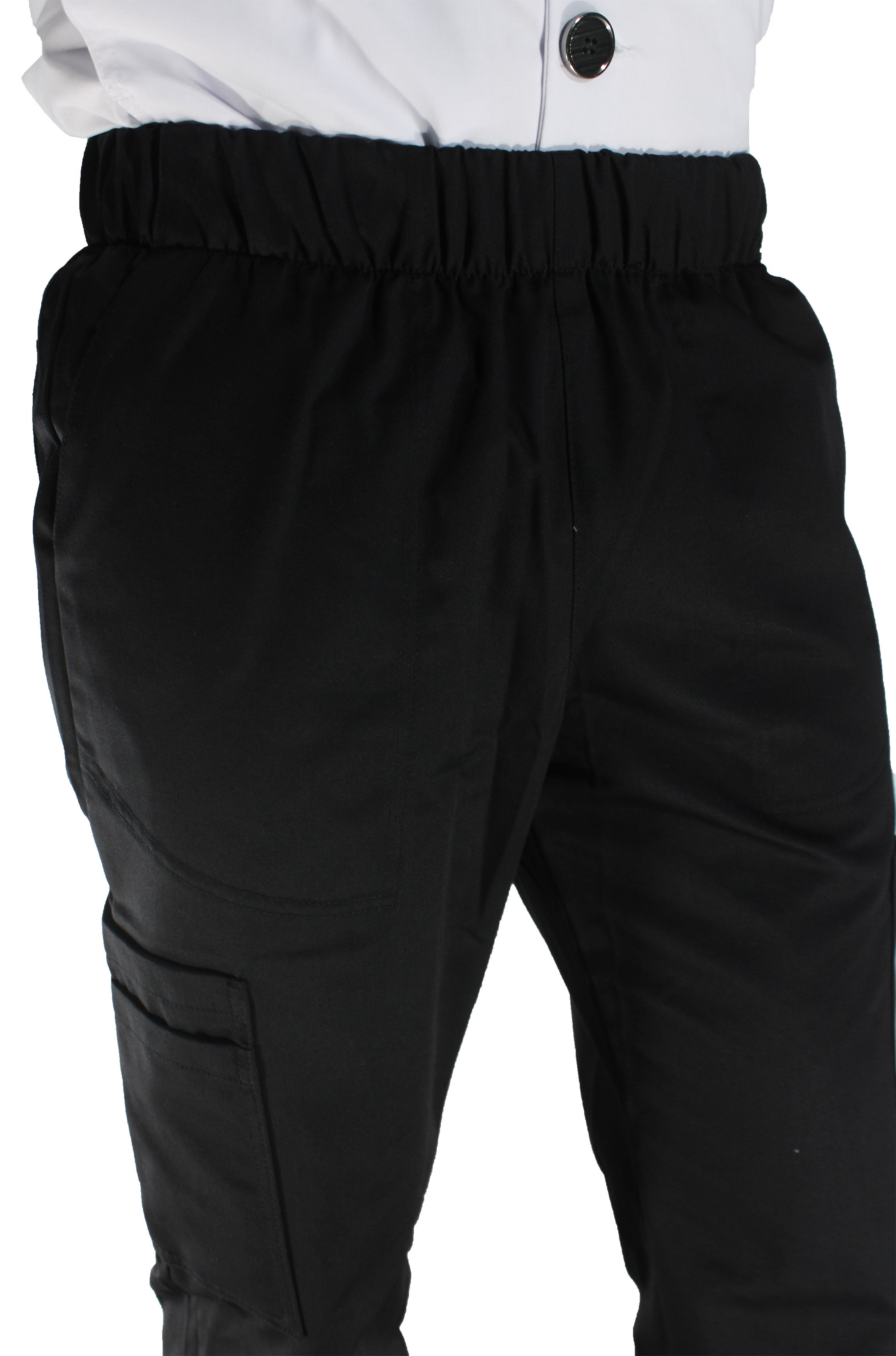 PANTALÓN CHEF RAYAS SEÚL MUJER #Color_Negro