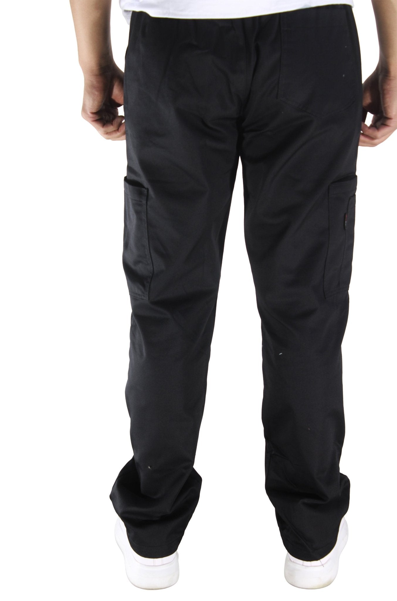 PANTALÓN CHEF RAYAS SEÚL HOMBRE #Color_Negro