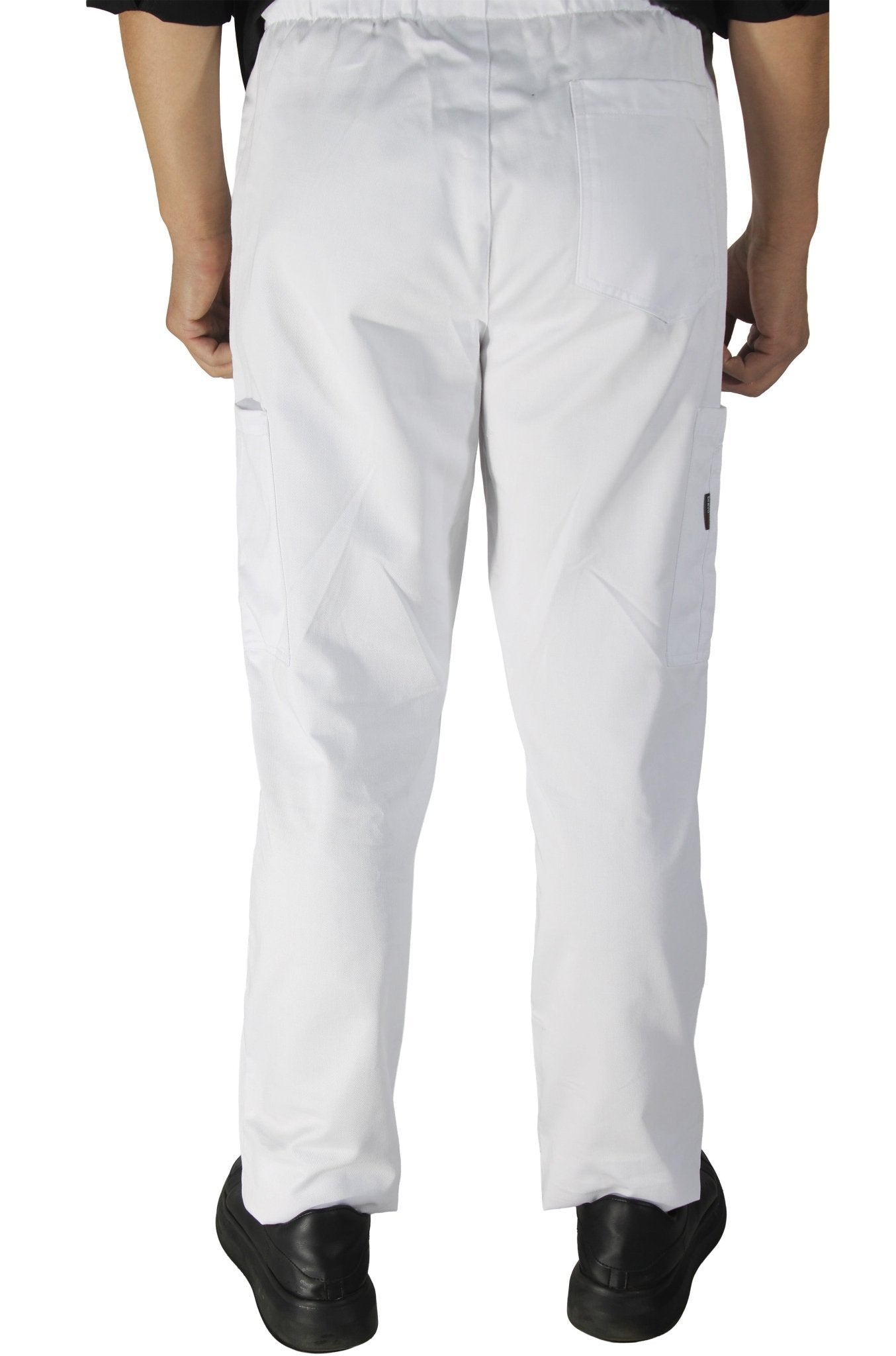PANTALÓN CHEF RAYAS SEÚL HOMBRE #Color_Blanco