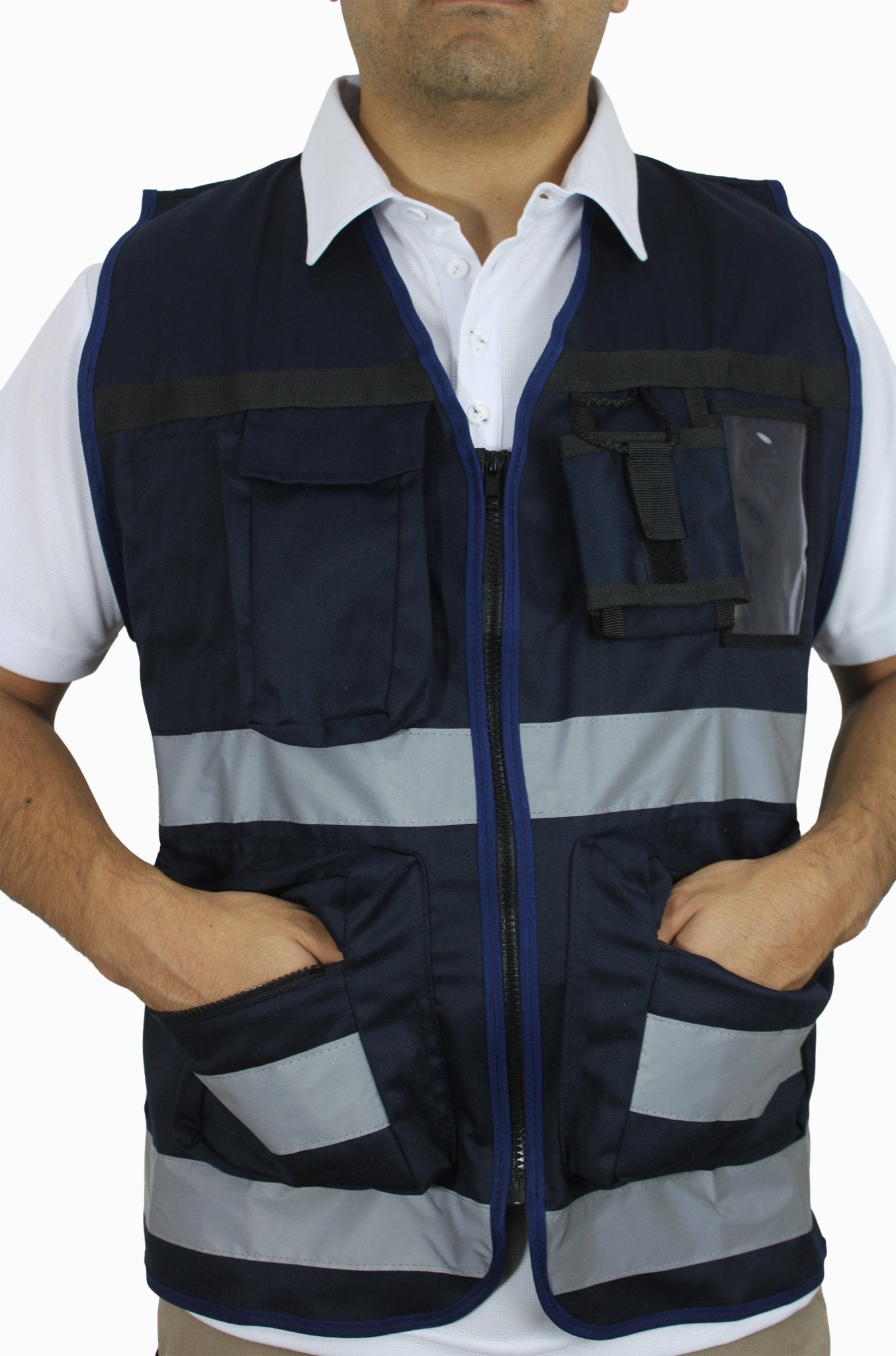 CHALECO DE SEGURIDAD BREMEN #Color_Azul Marino