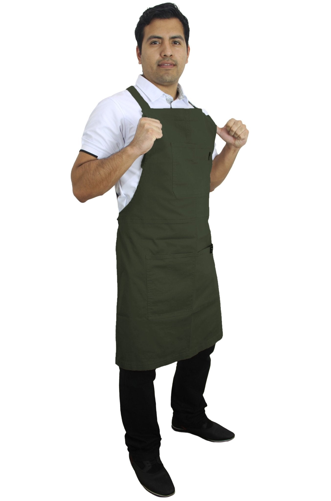 MANDIL TOSCANA UNISEX #Color_Verde Oliva