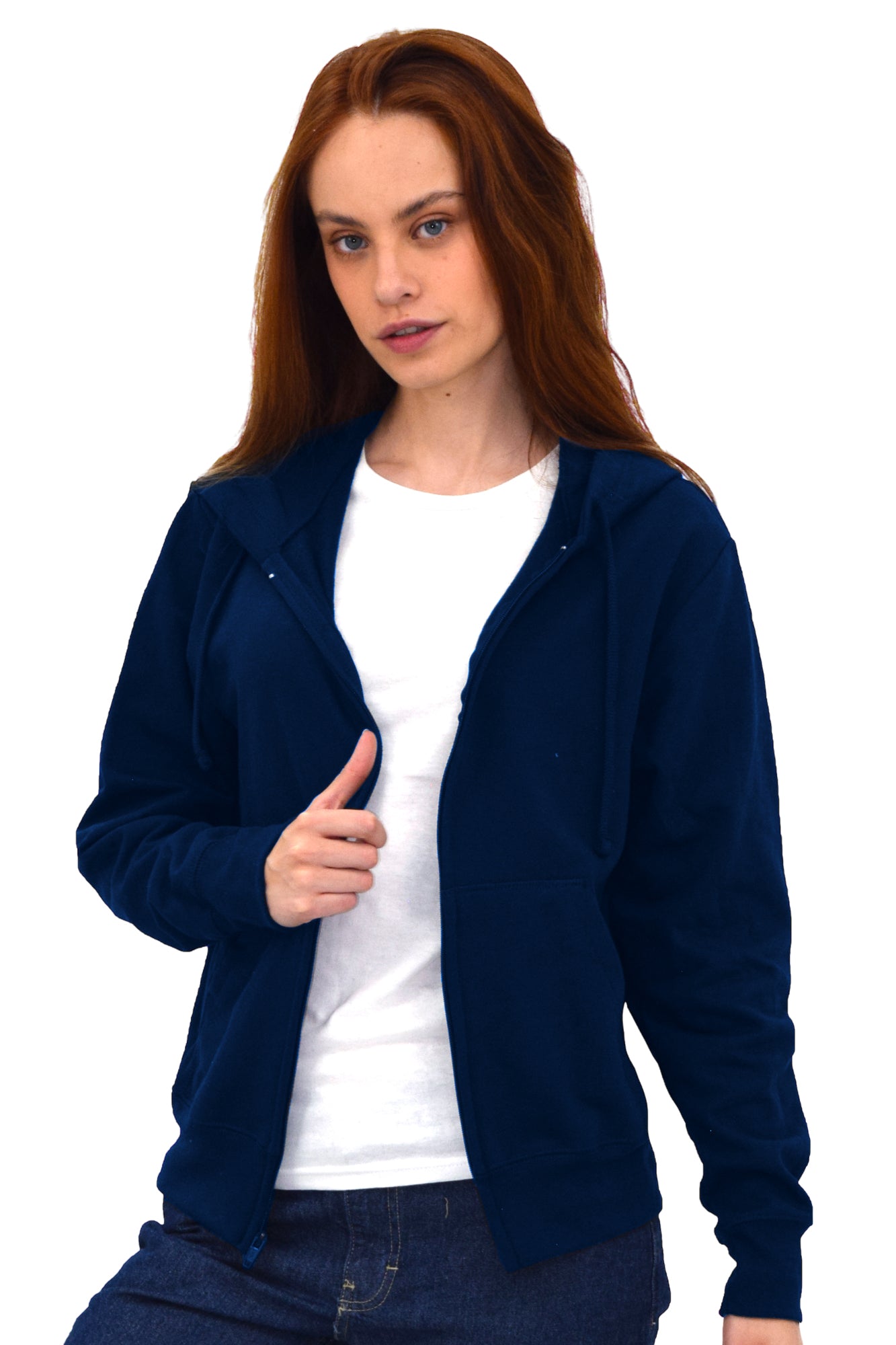 SUDADERA CAPUCHA Y CIERRE LIVERPOOL UNISEX #Color_Negro