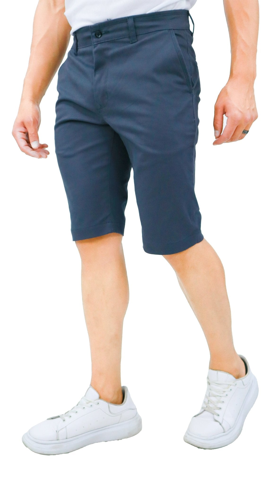 BERMUDA CASUAL DE GABARDINA ATLANTA HOMBRE #Color_Gris