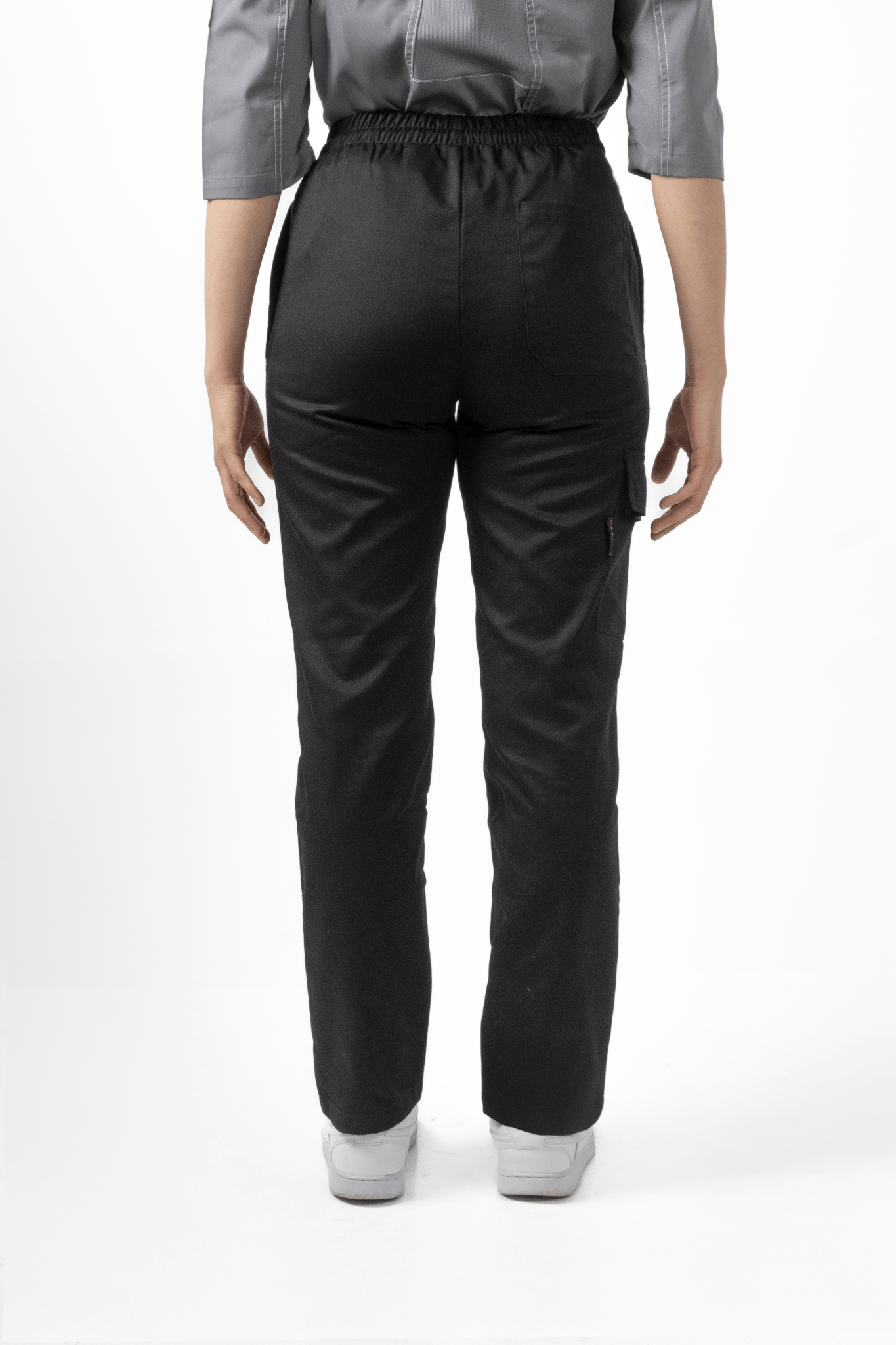 PANTALON DELHI CHEF DAMA #Color_Negro