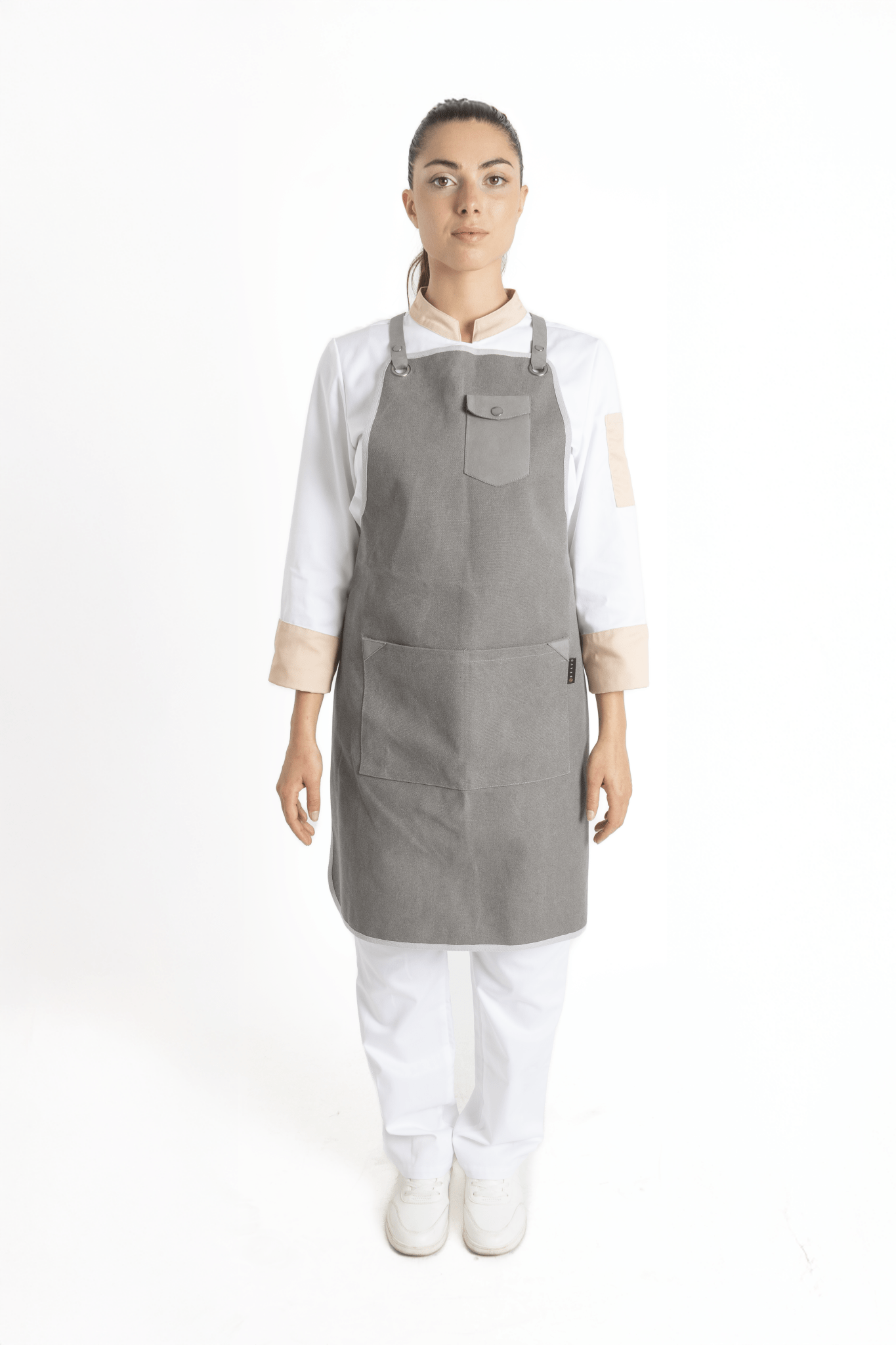 MANDIL SORRENTO PETO UNISEX #Color_Gris