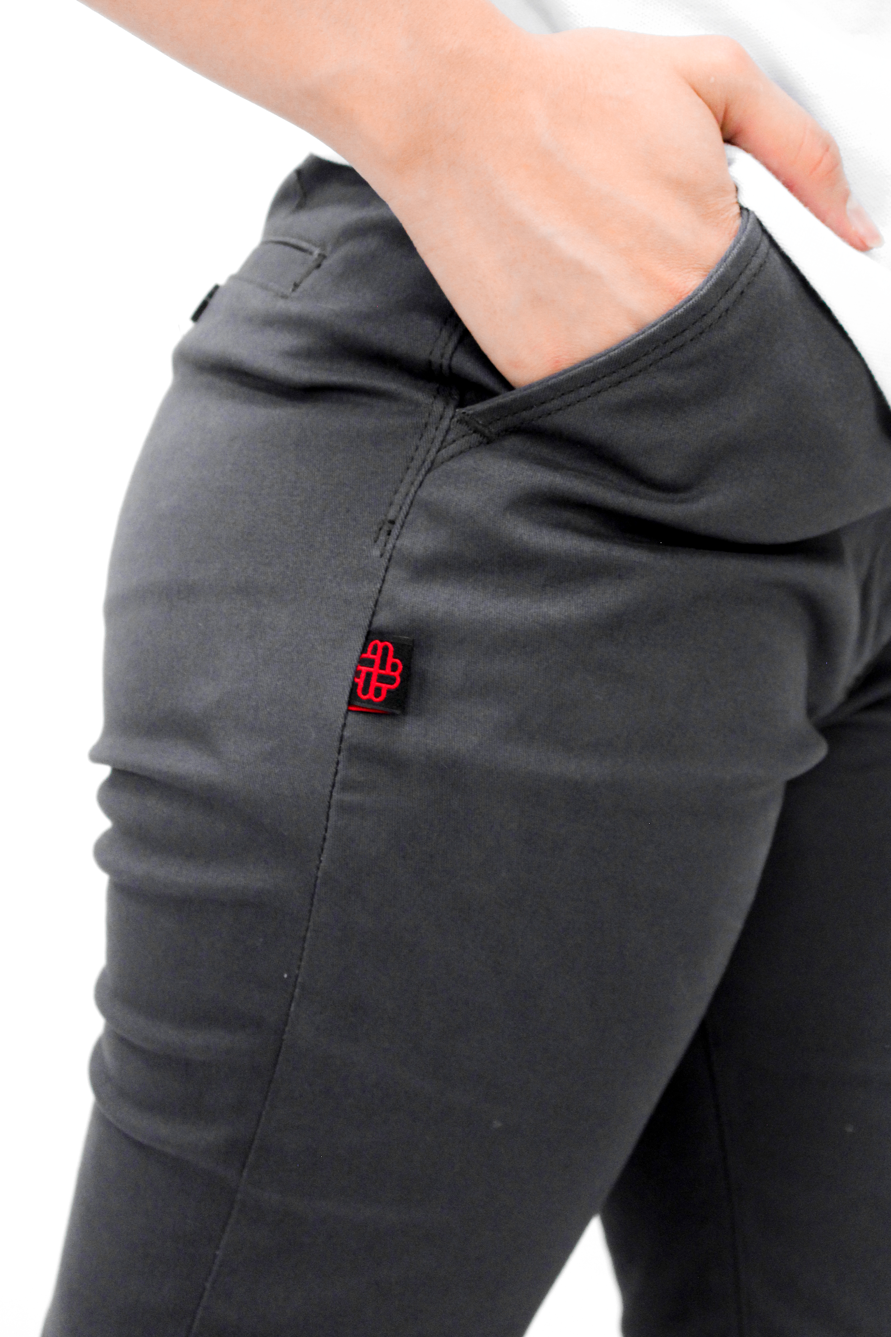 BERMUDA CASUAL DE GABARDINA ATLANTA MUJER #Color_Gris