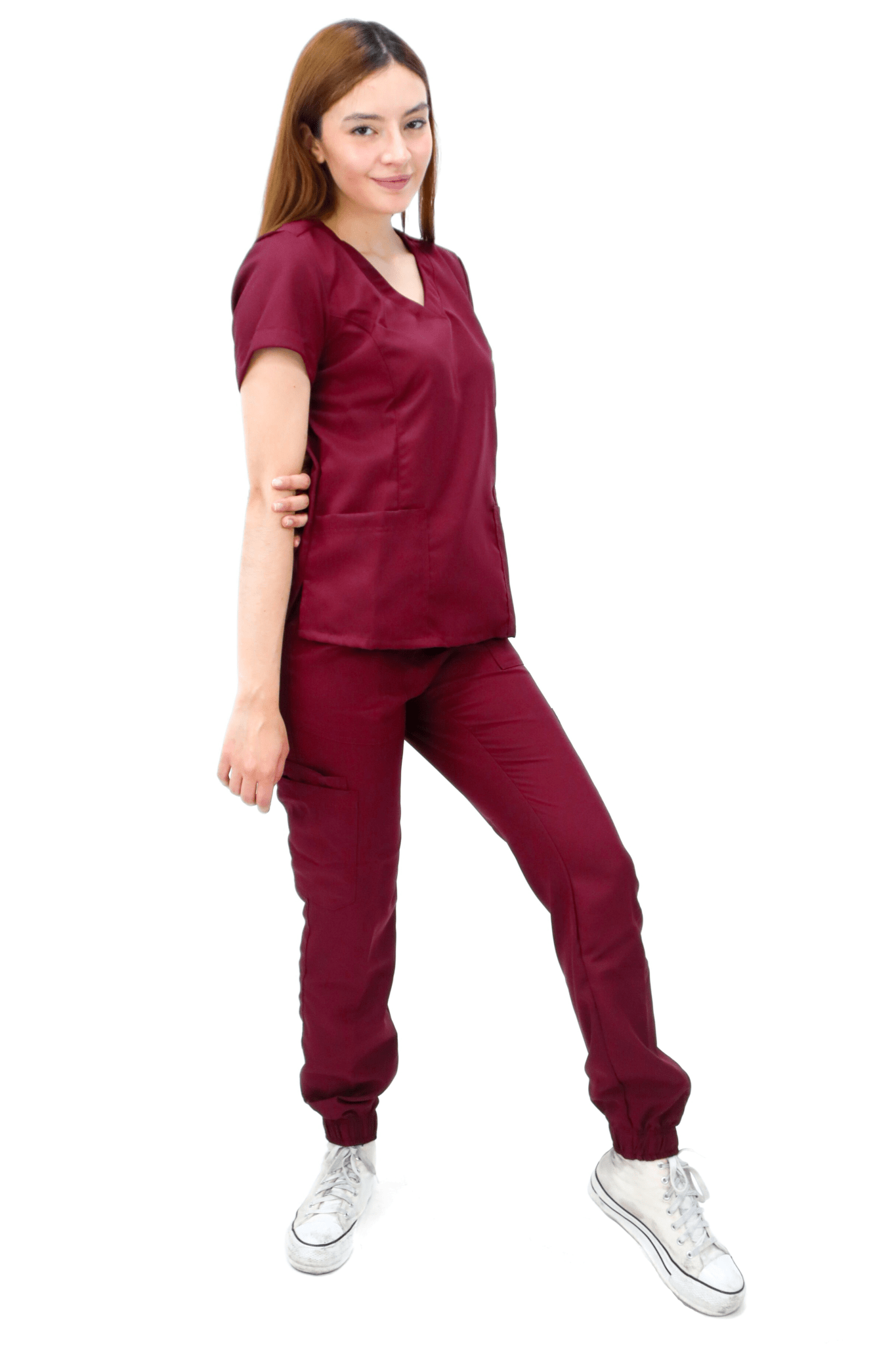 PANTALÓN CAMARISTA O LIMPIEZA BOGOTA MUJER #Color_Rojo