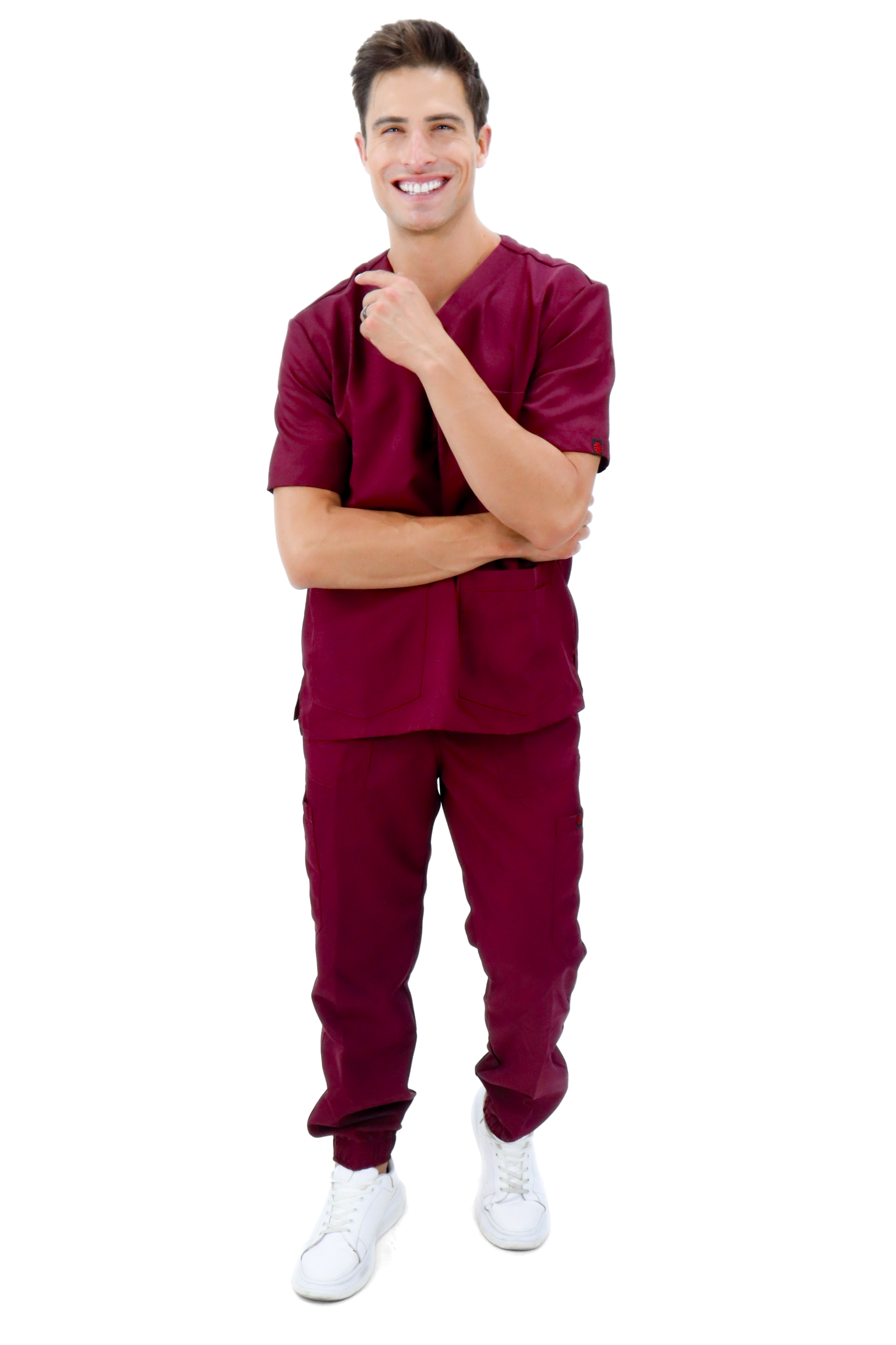 PANTALÓN CAMARISTA O LIMPIEZA BOGOTA HOMBRE #Color_Rojo