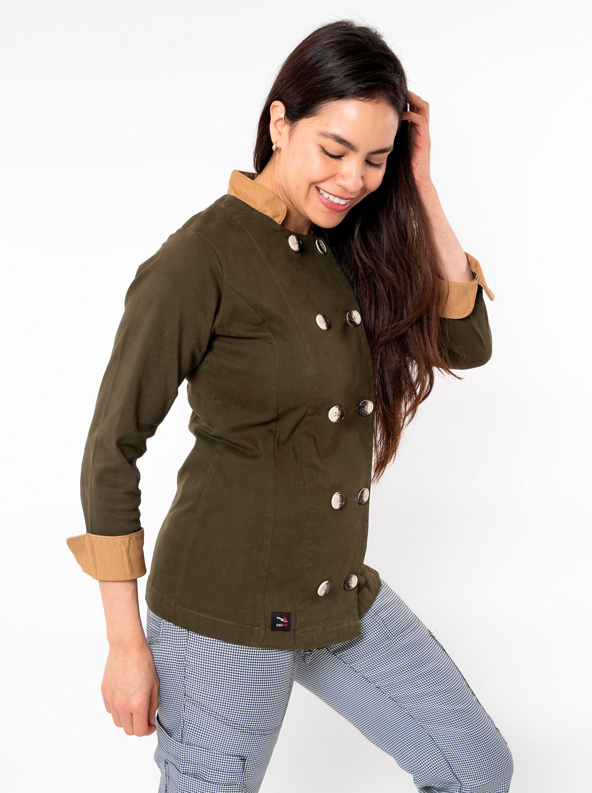 FILIPINA CHEF CORTE REGULAR MILÁN MUJER #Color_Verde Oliva